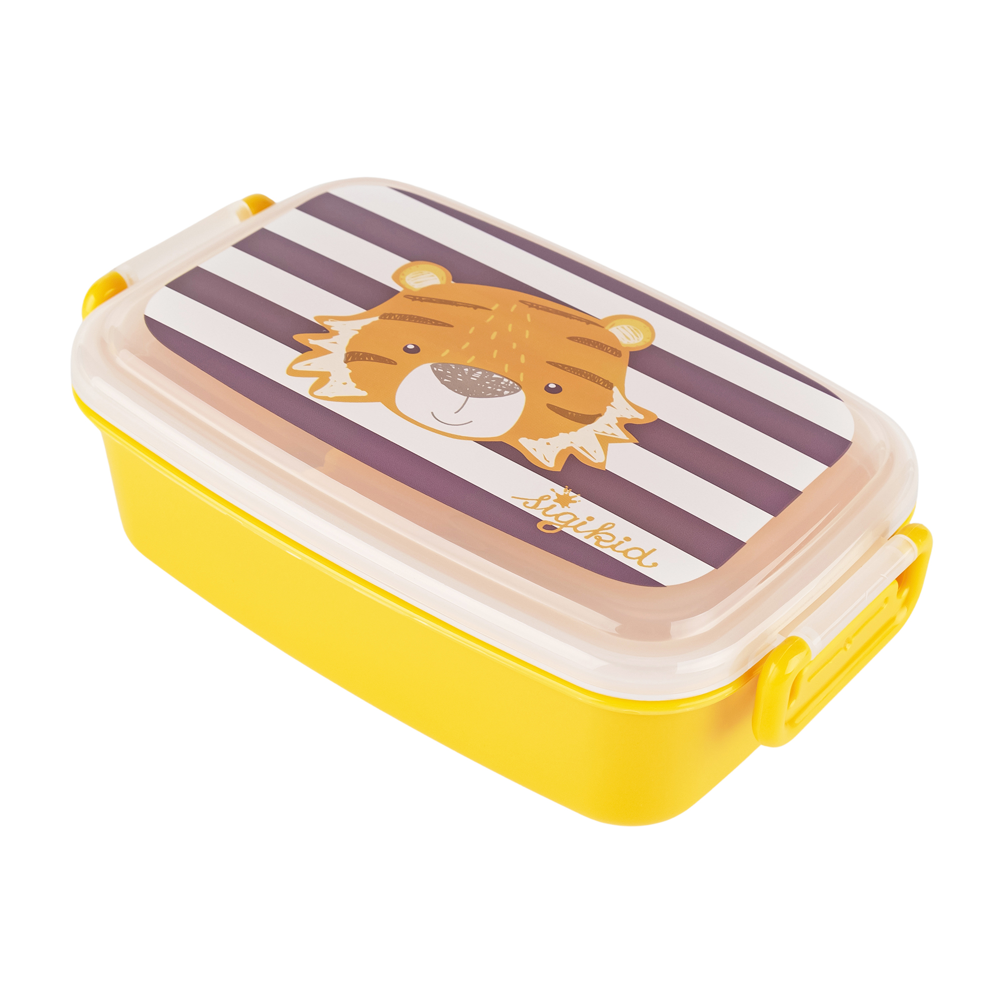 Lunchbox tiger, removable partition inside