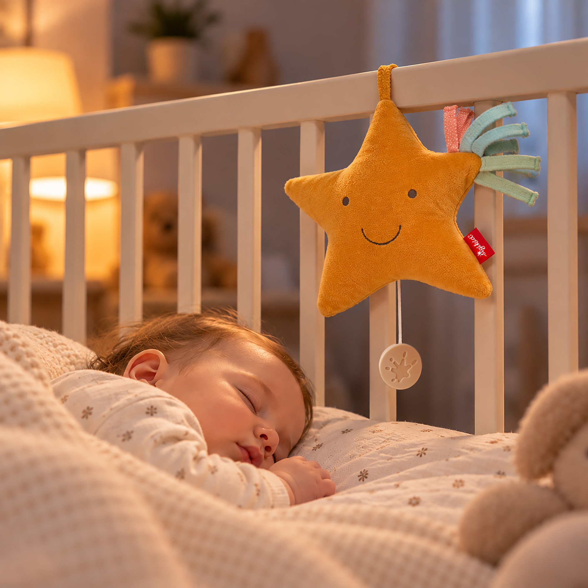 Musical baby soft toy star, melody "Twinkle twinkle little star"