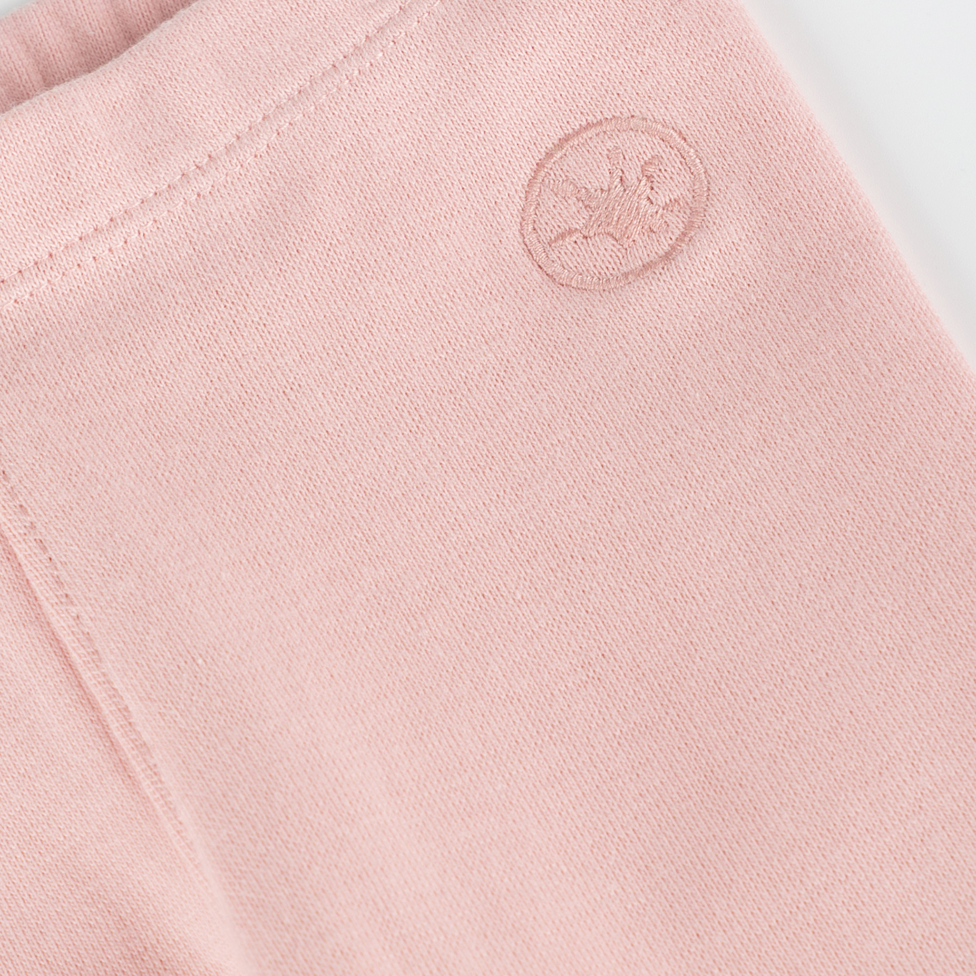 Baby Rippstrick Leggings, rosa, Petit Croissant