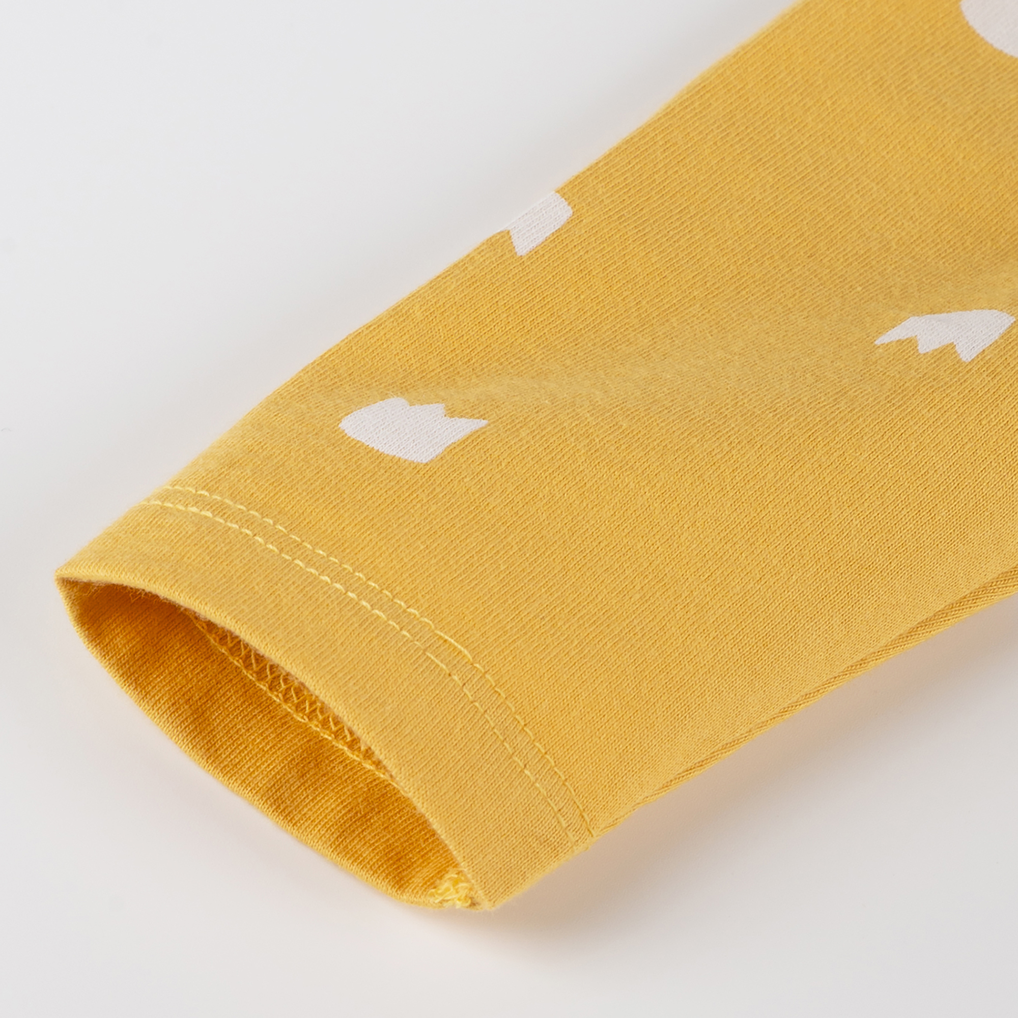Newborn baby leggings, yellow