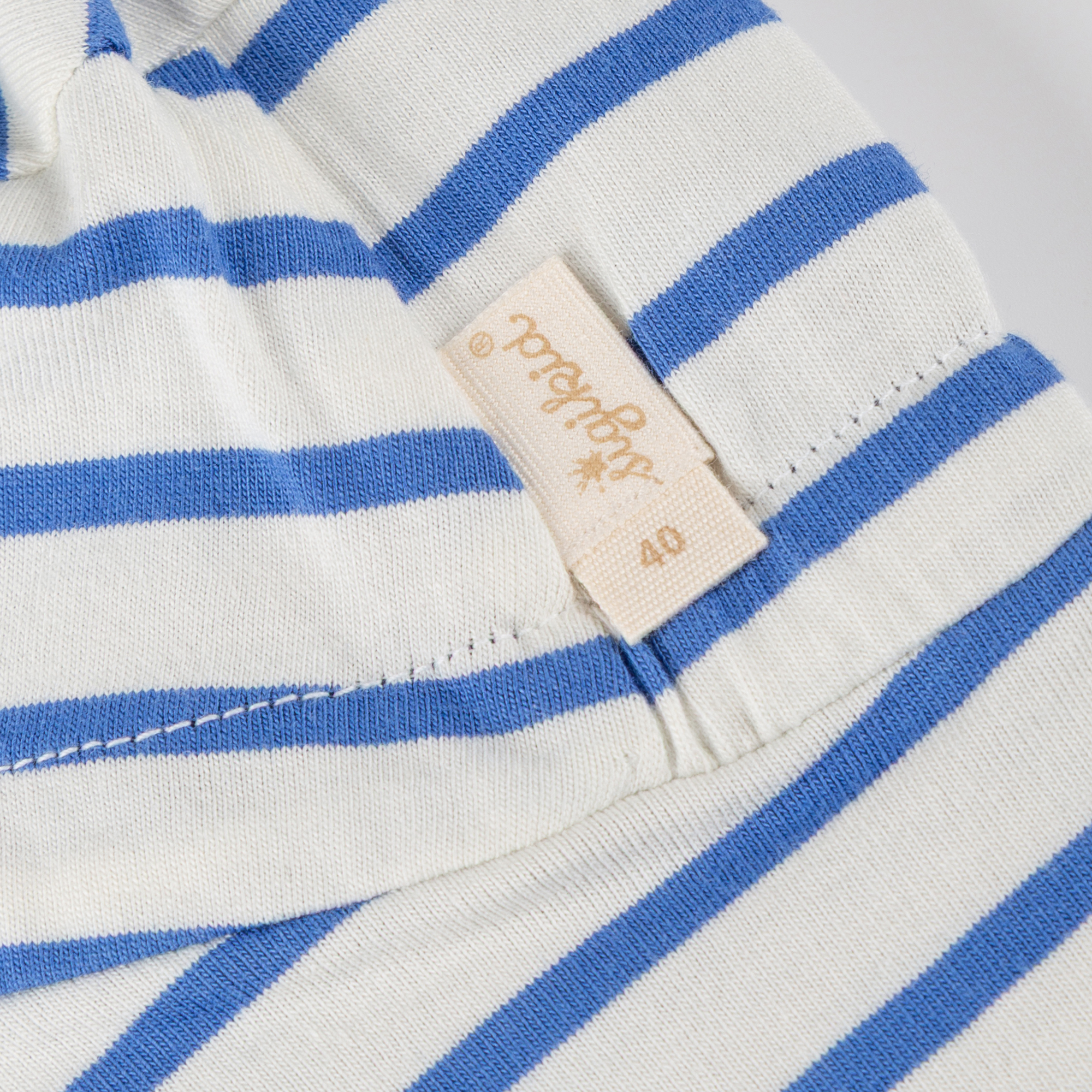 Peaked neck-flap baby sun hat Tiger & Lion, striped