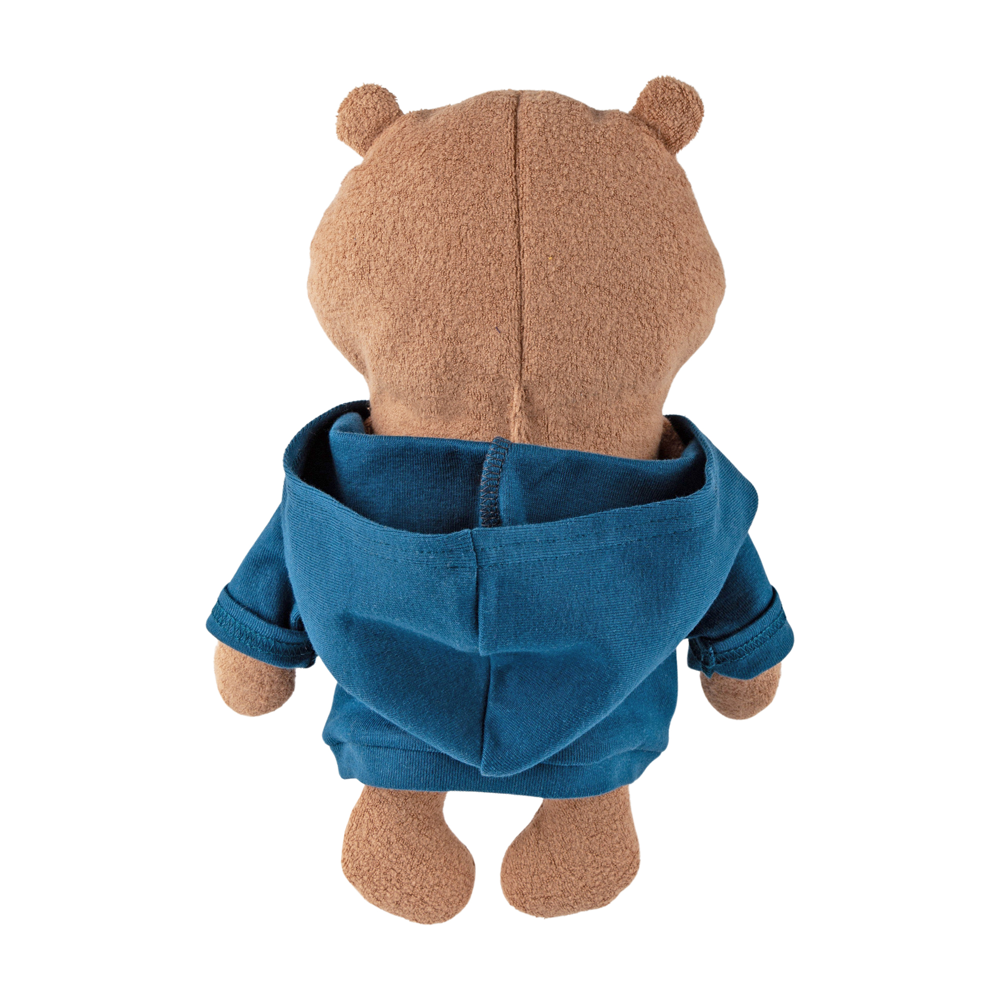 Large plush beaverbear Mister O Lui blue hoody