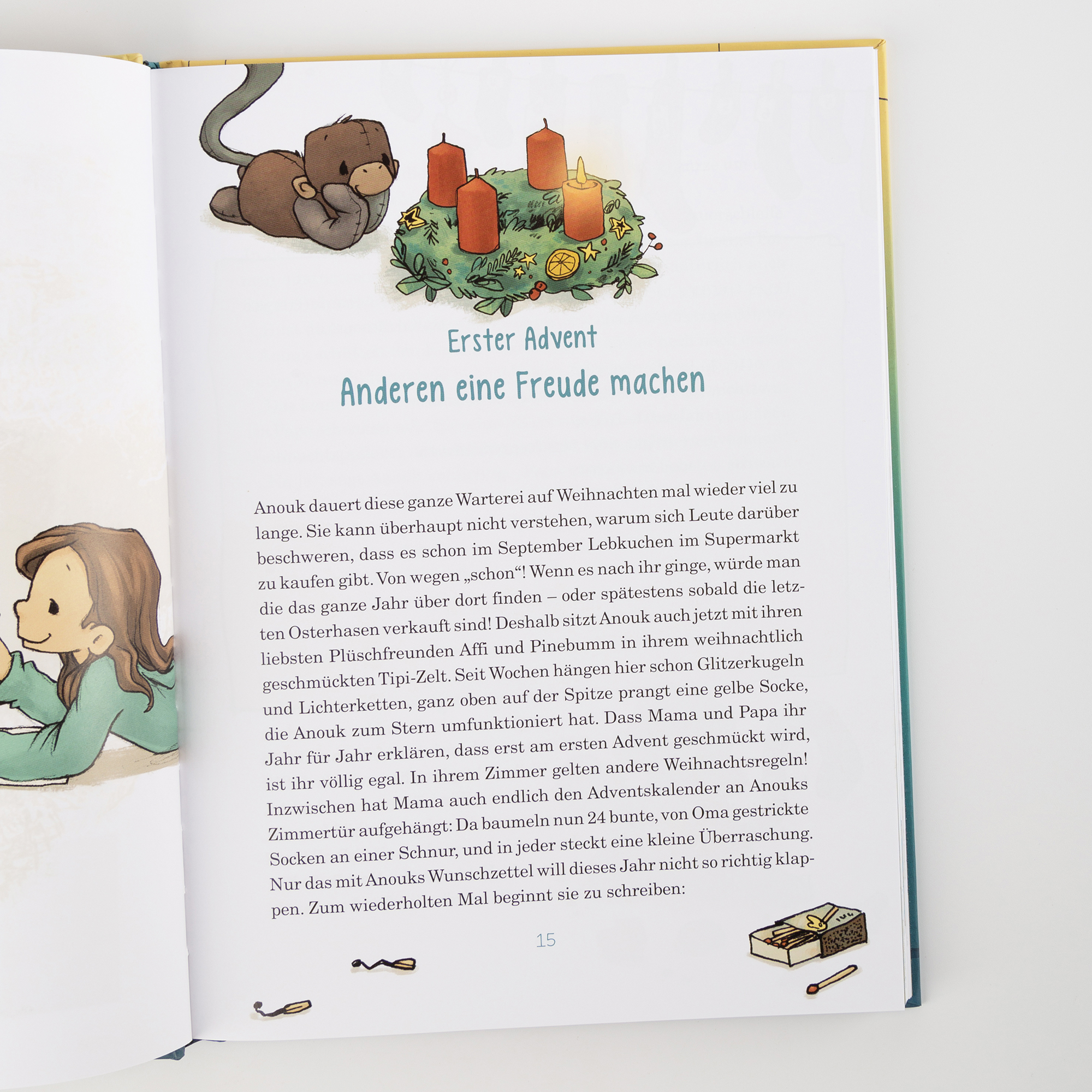 Kinderbuch Anouk und das Geheimnis der Weihnachtszeit