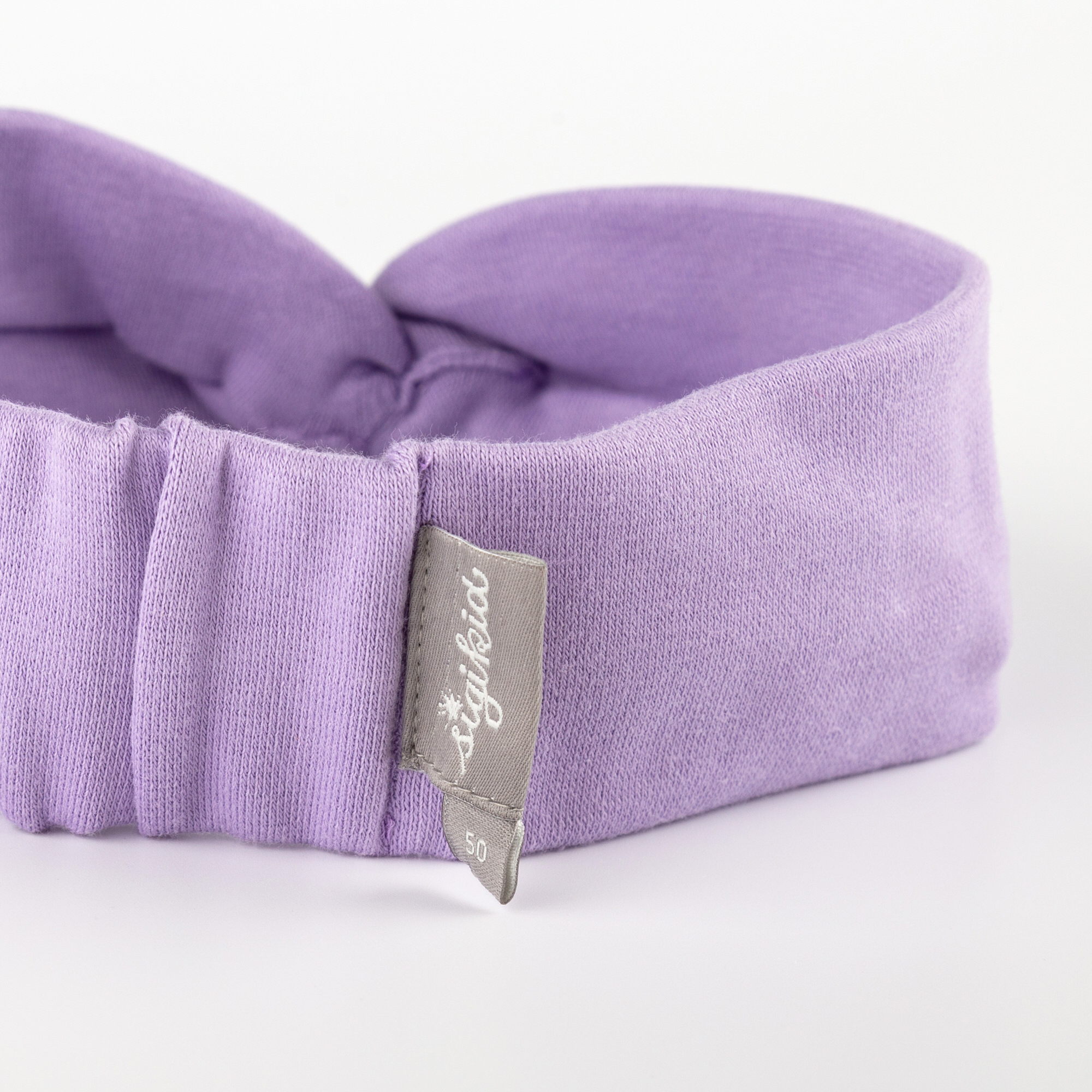 Girls' knot detail headband, lilac