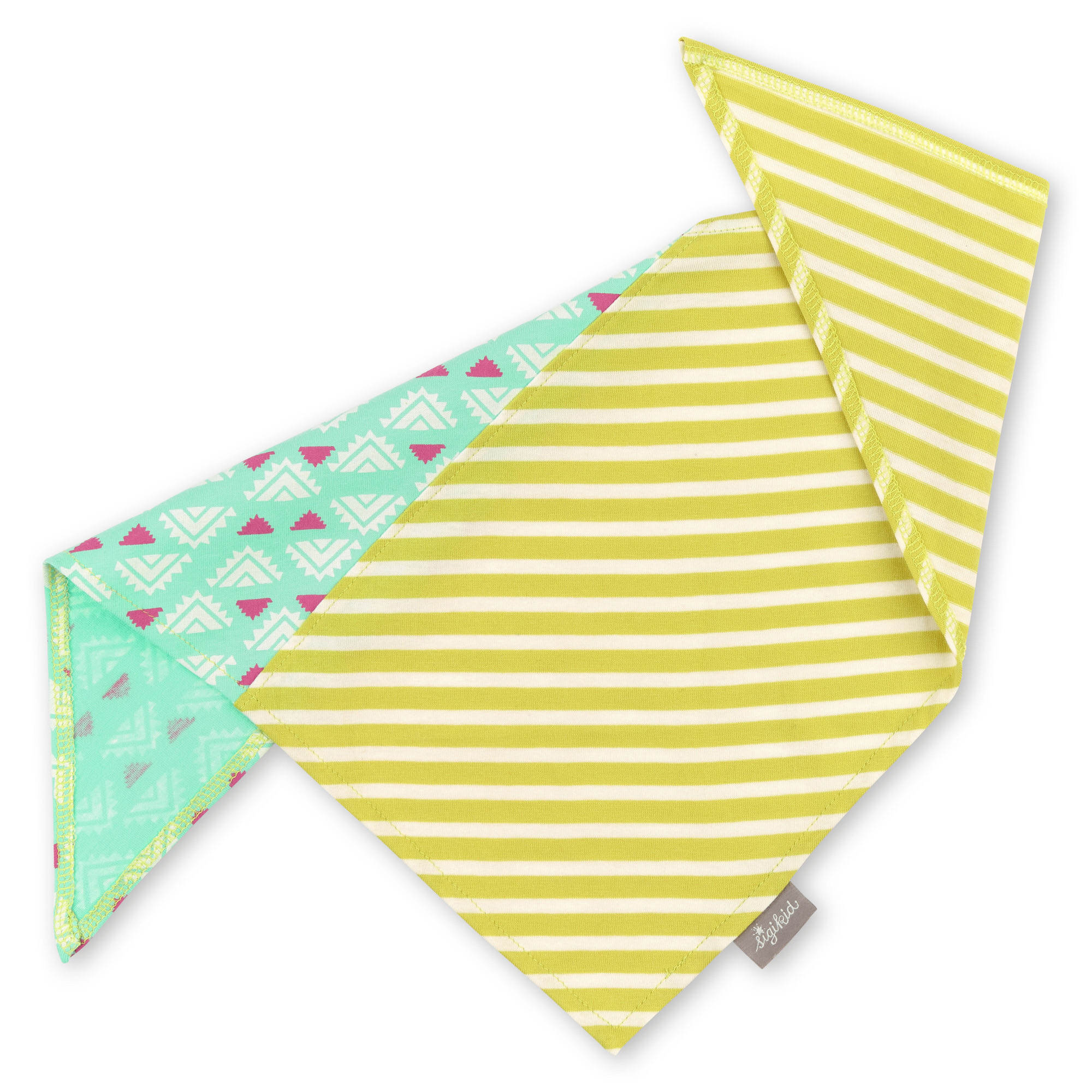Girls' patchwork neckerchief bandana