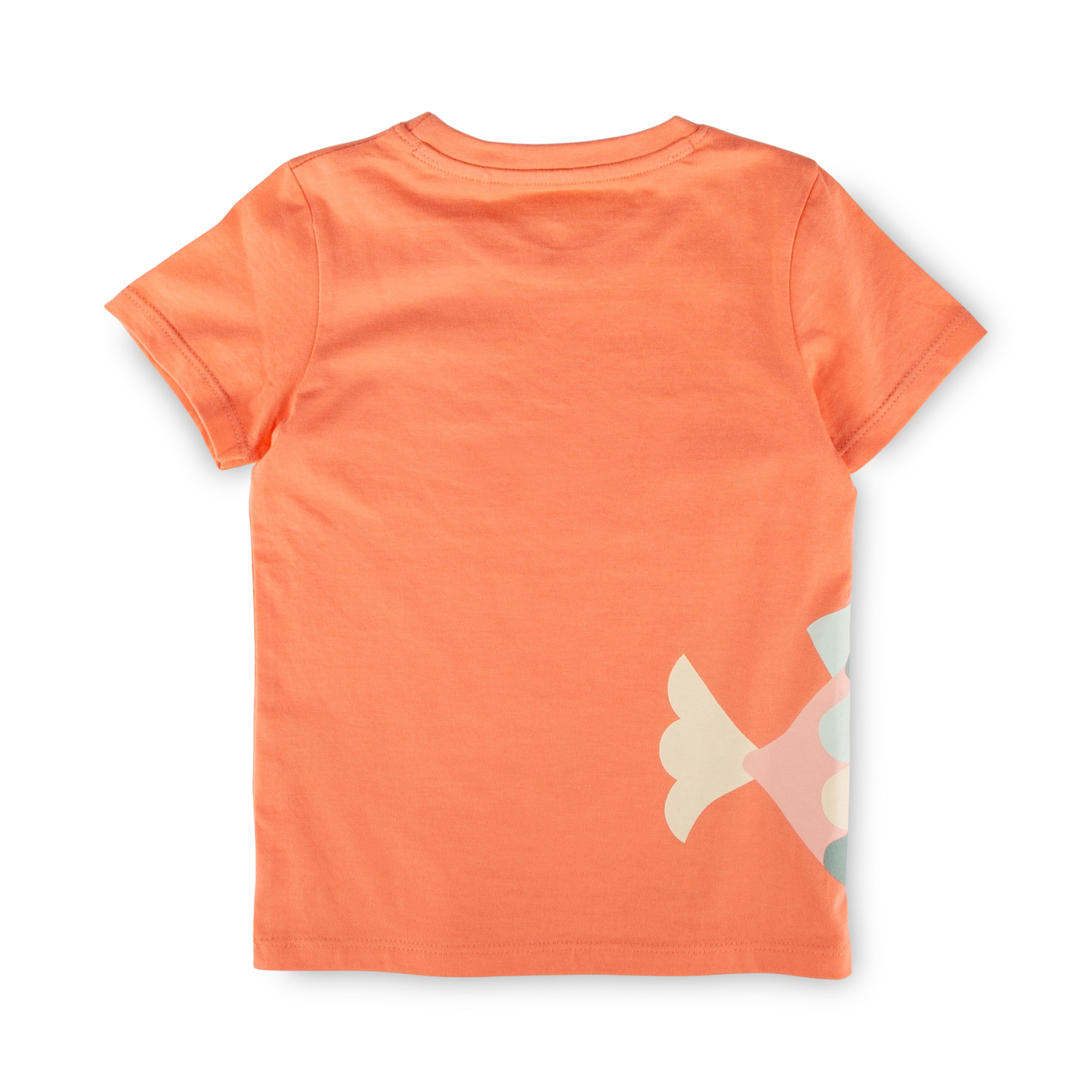 Children's shorty pyjamas, coral pink fish