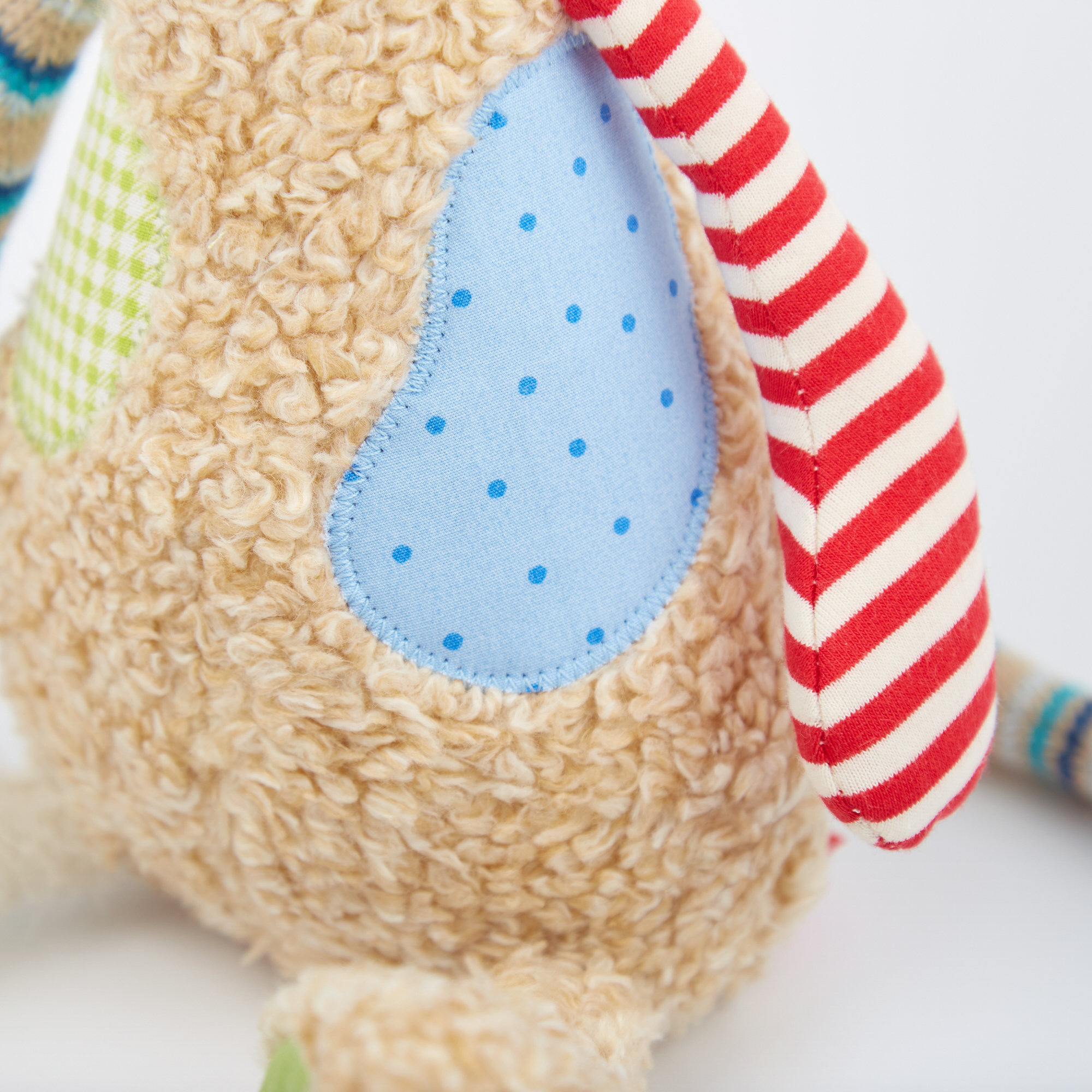 Kuscheltier Katze im Patchworkstyle Kuscheltier Katze im Patchworkstyle