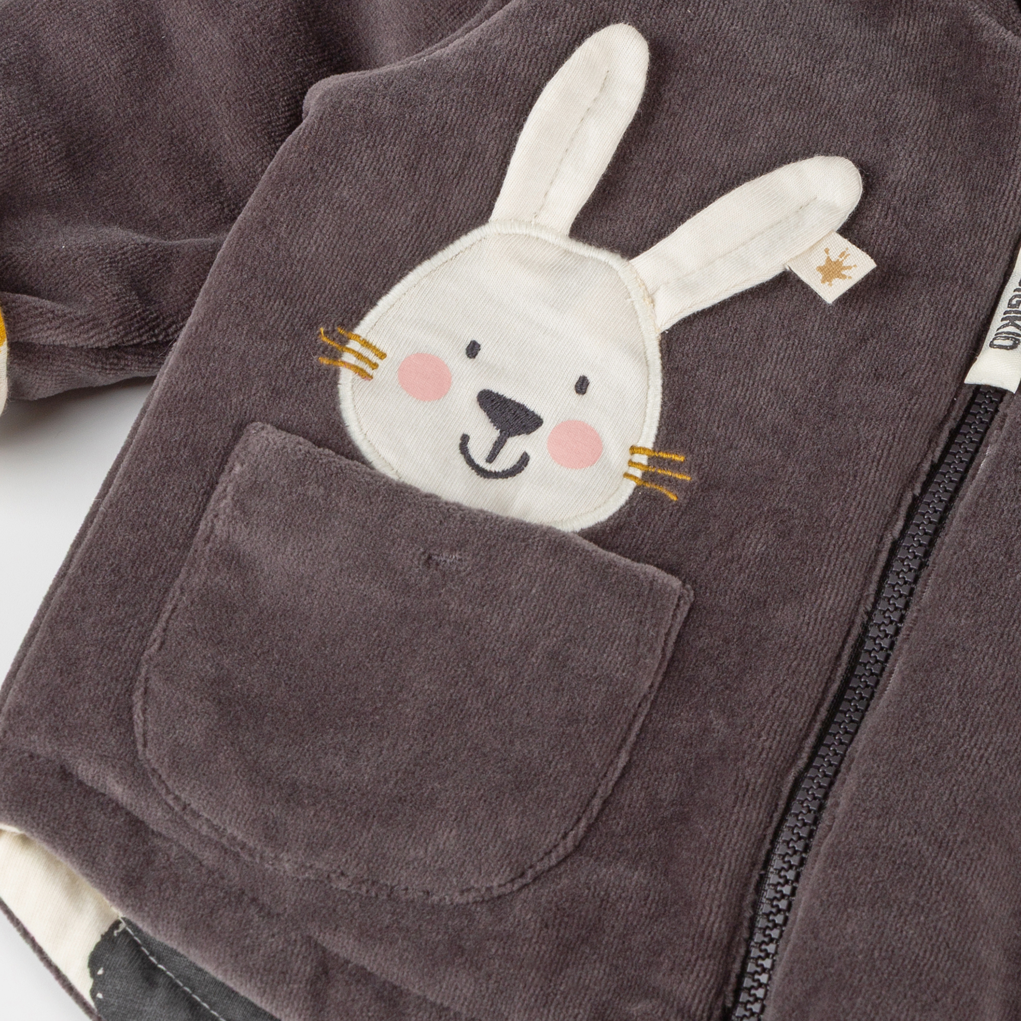 Baby Wendejacke Schneehase, wattiert