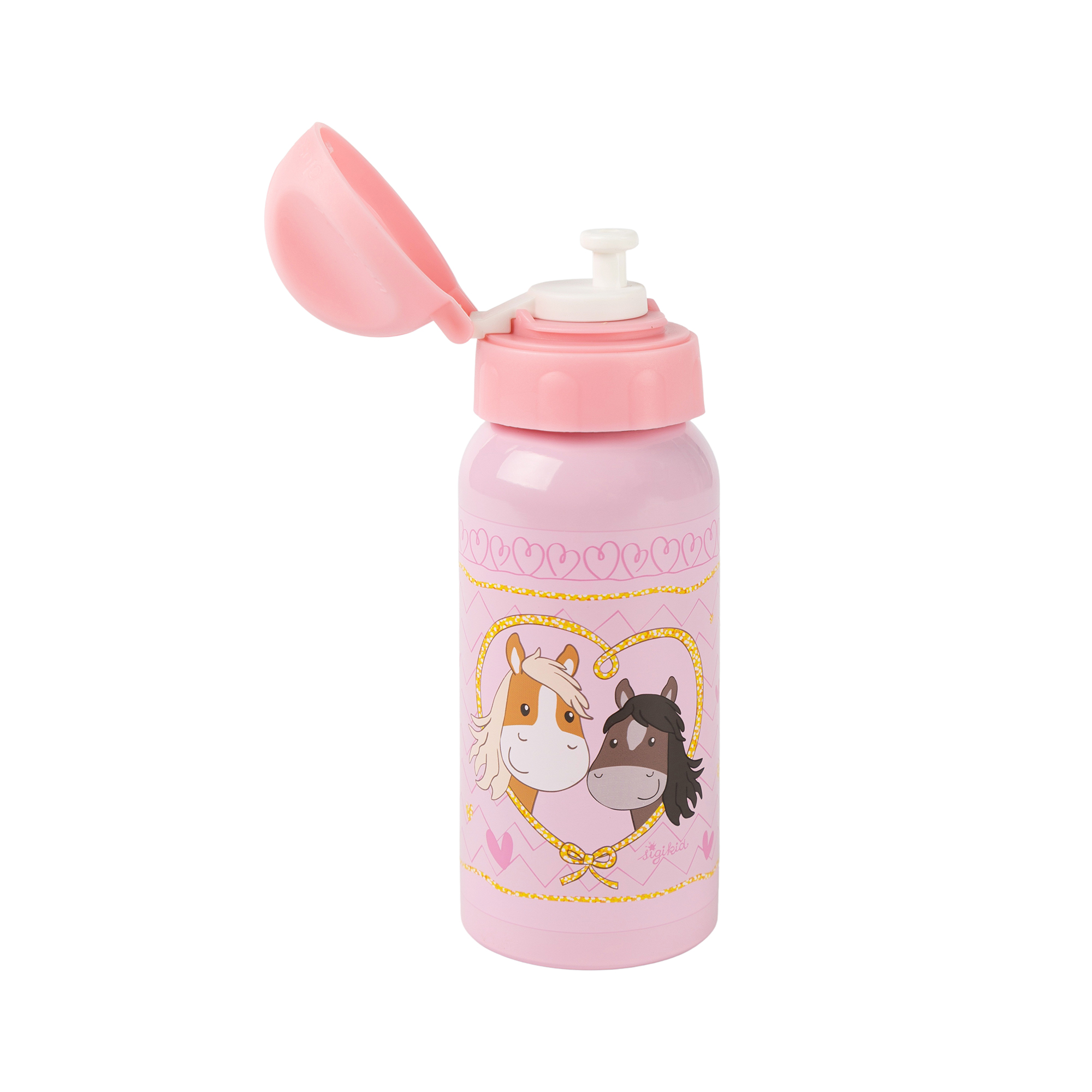 Children's stainless steel bottle 400 ml & lunch box pony love Children's stainless steel bottle 400 ml & lunch box pony love