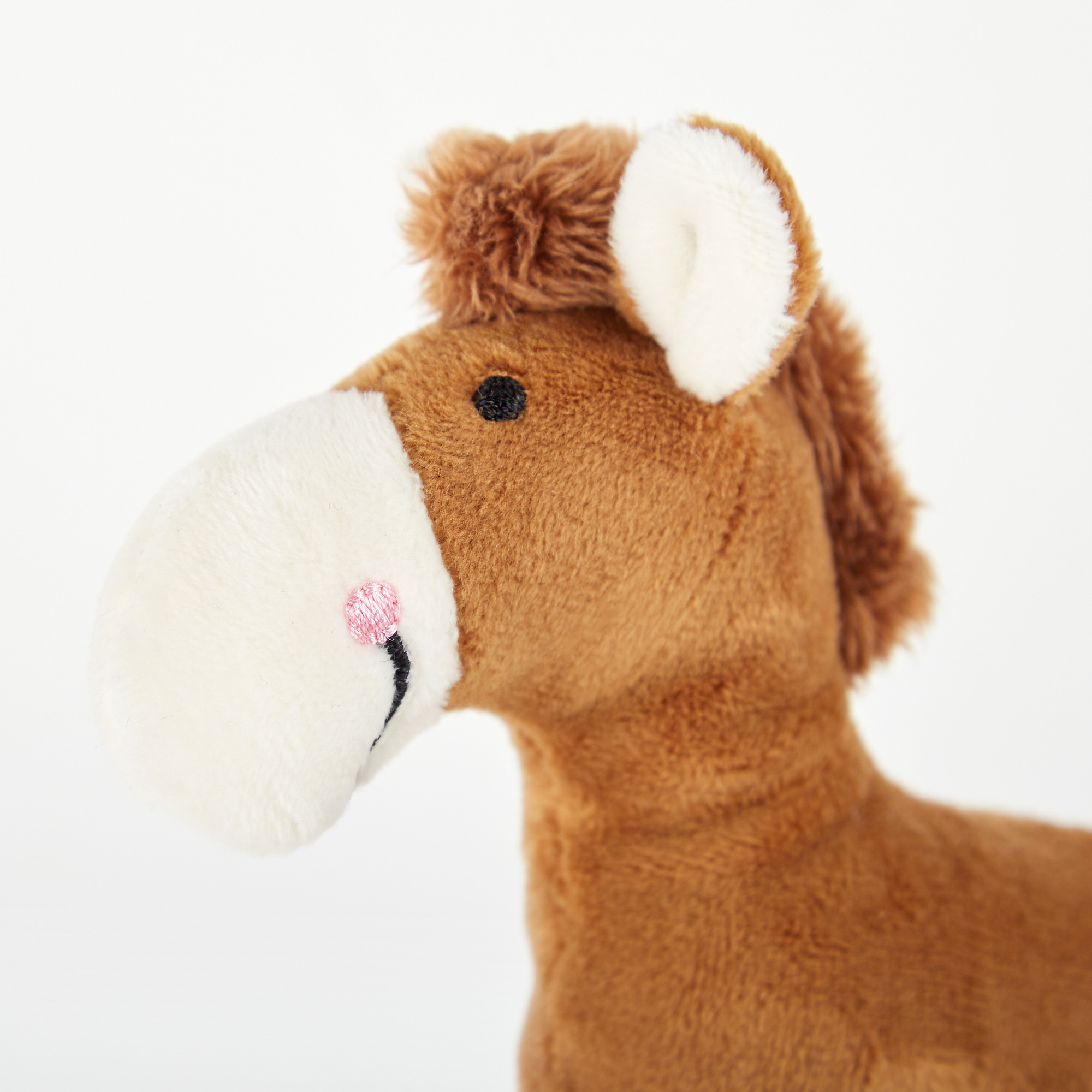 Soft brown pony rattle Soft brown pony rattle
