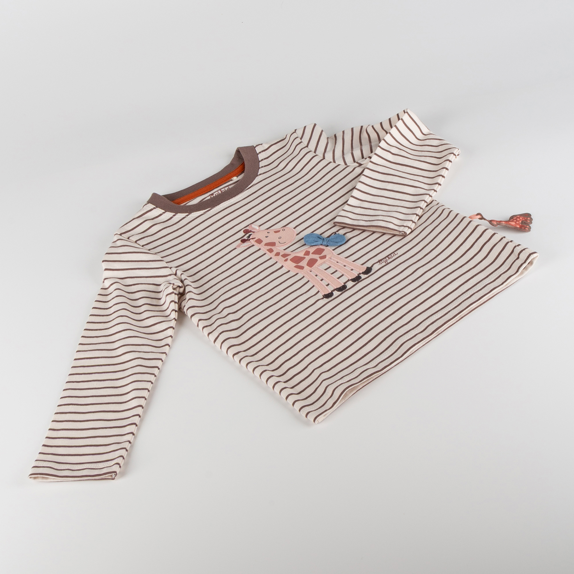 Striped children's long sleeve Tee, Savanne