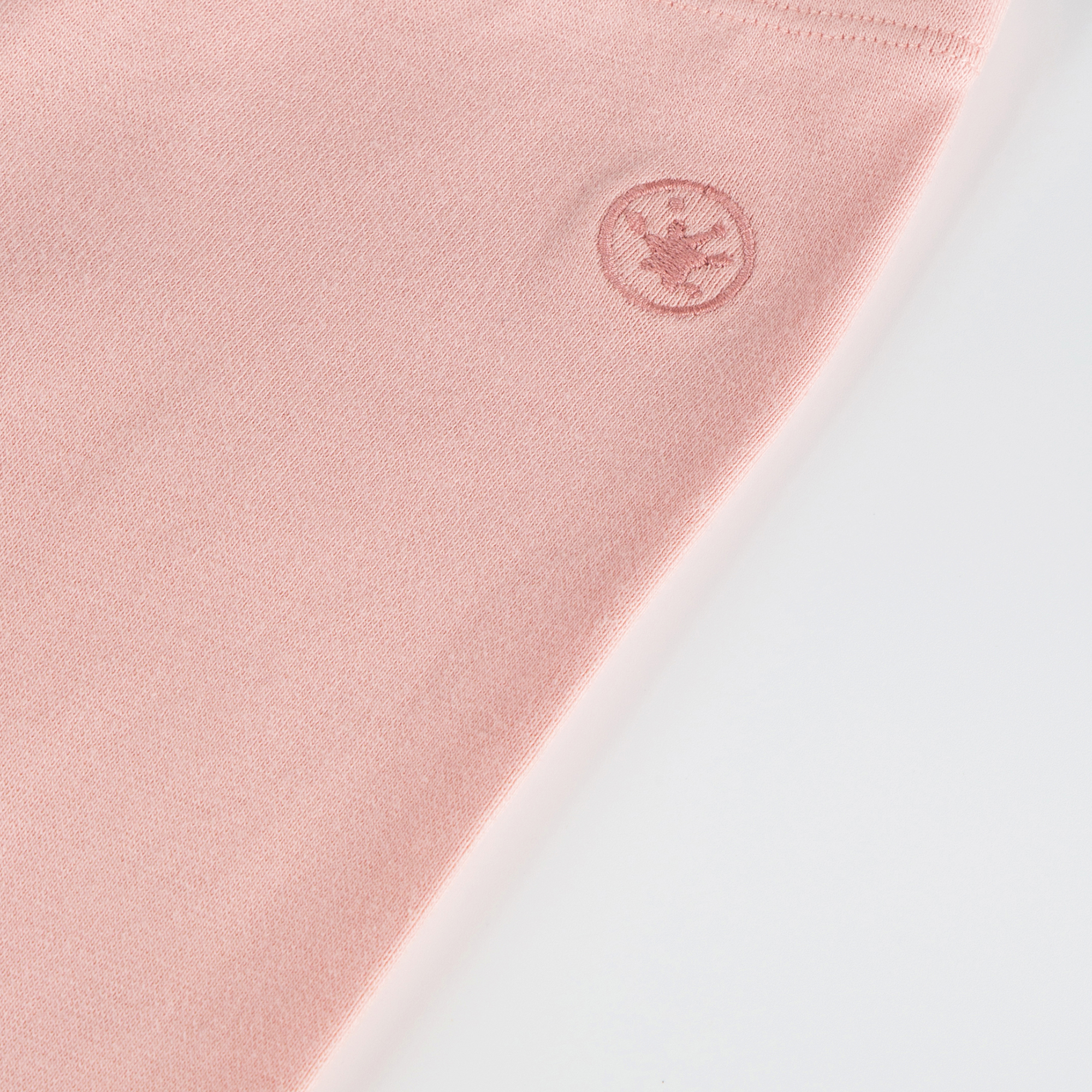 Children's rib knit leggings, pastel pink
