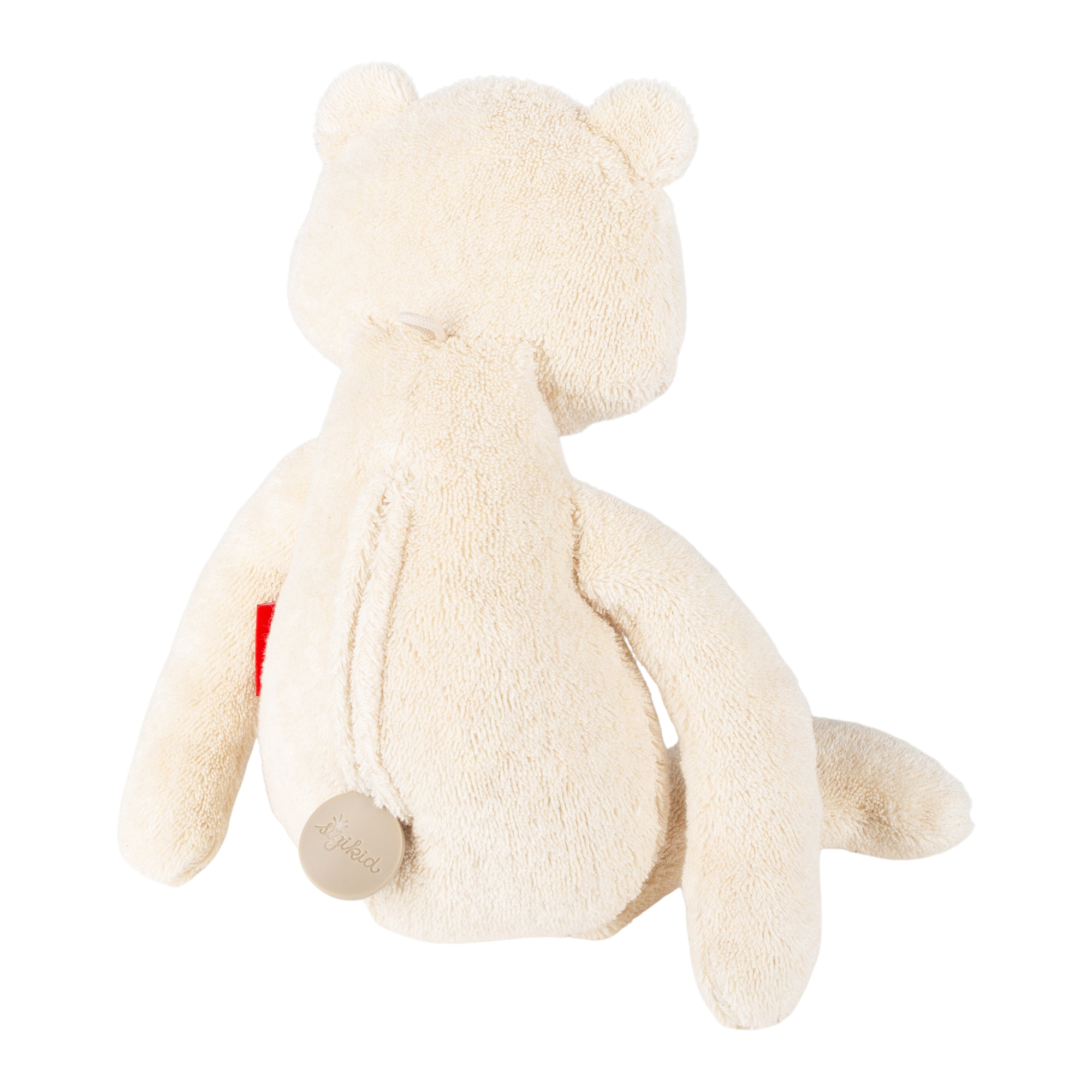 Mamilodie pregnancy musical soft toy bear, organic cotton