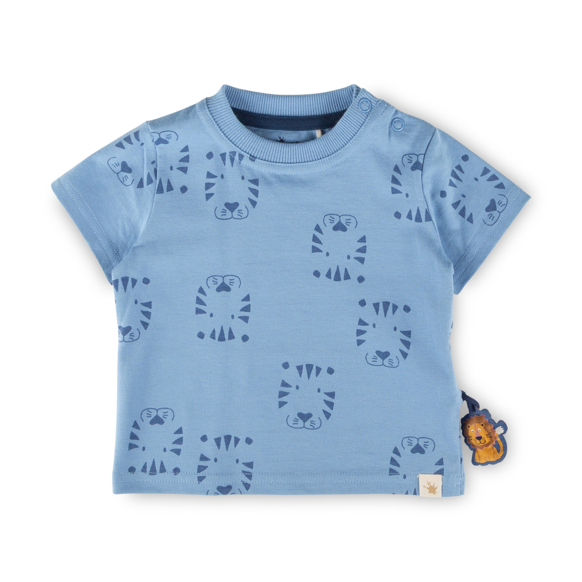 Allover print baby T-shirt Tiger & Lion