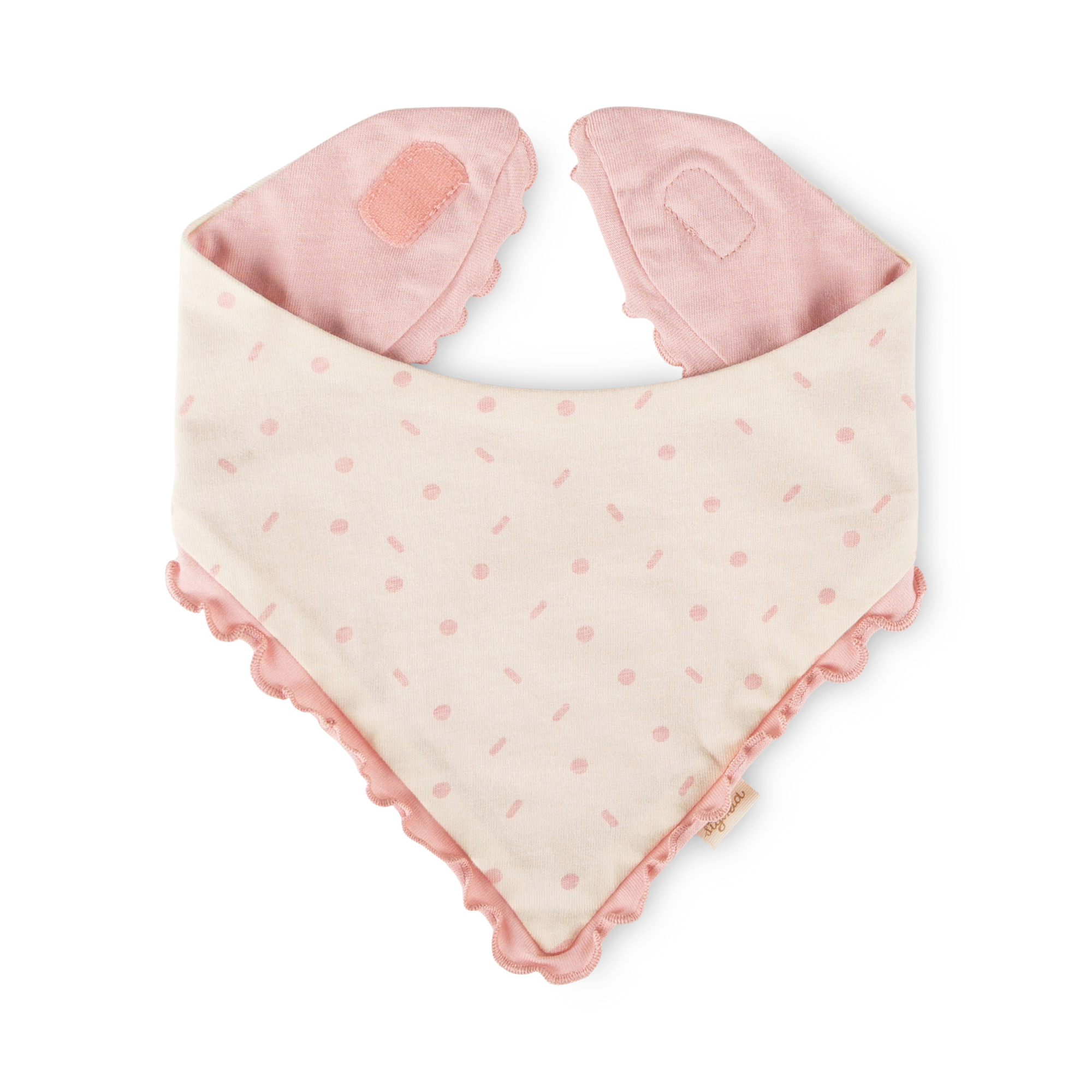 Reversible baby bandana bib Petit Croissant