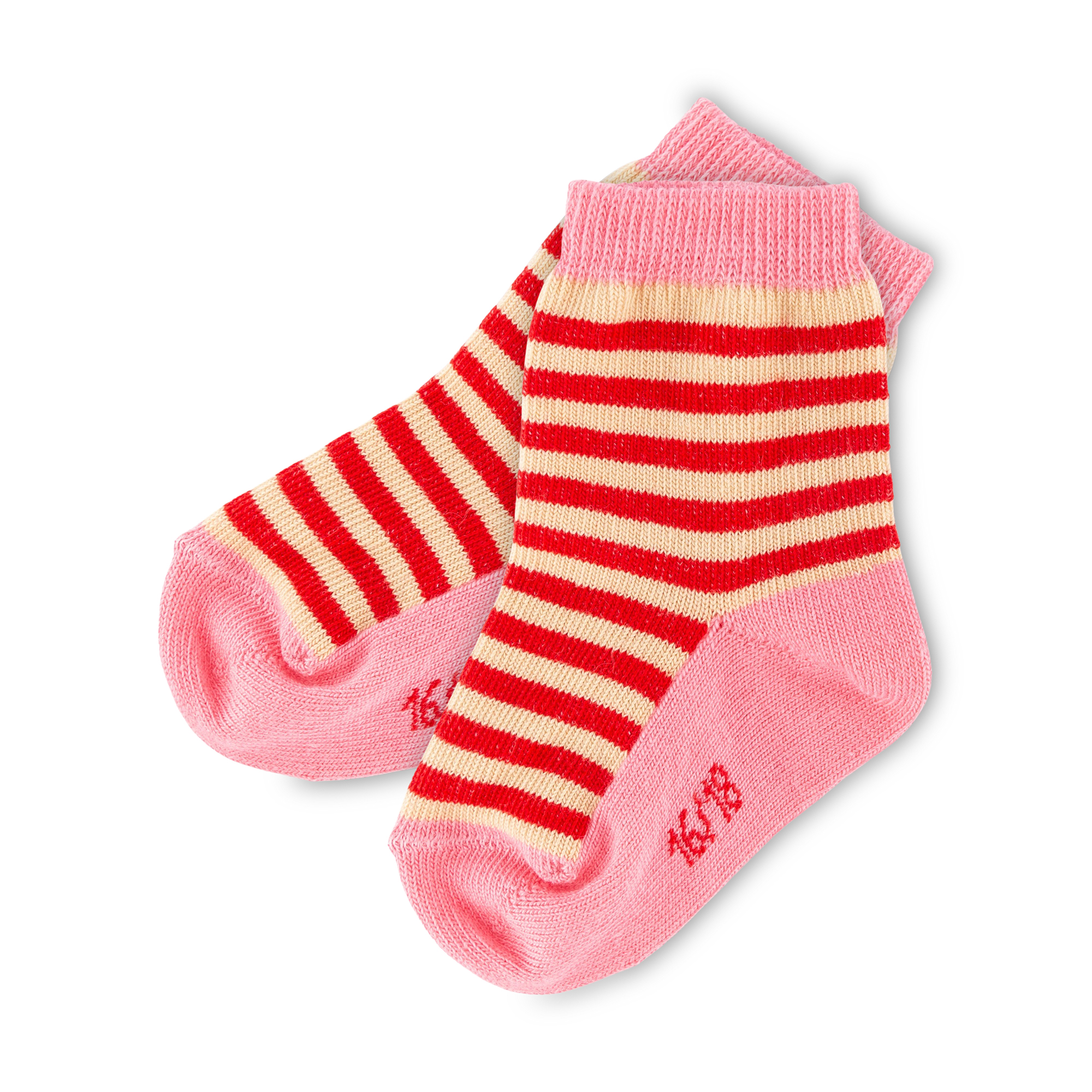 Baby Socken- im 3er-Set mit Katzen Motiv, bunt