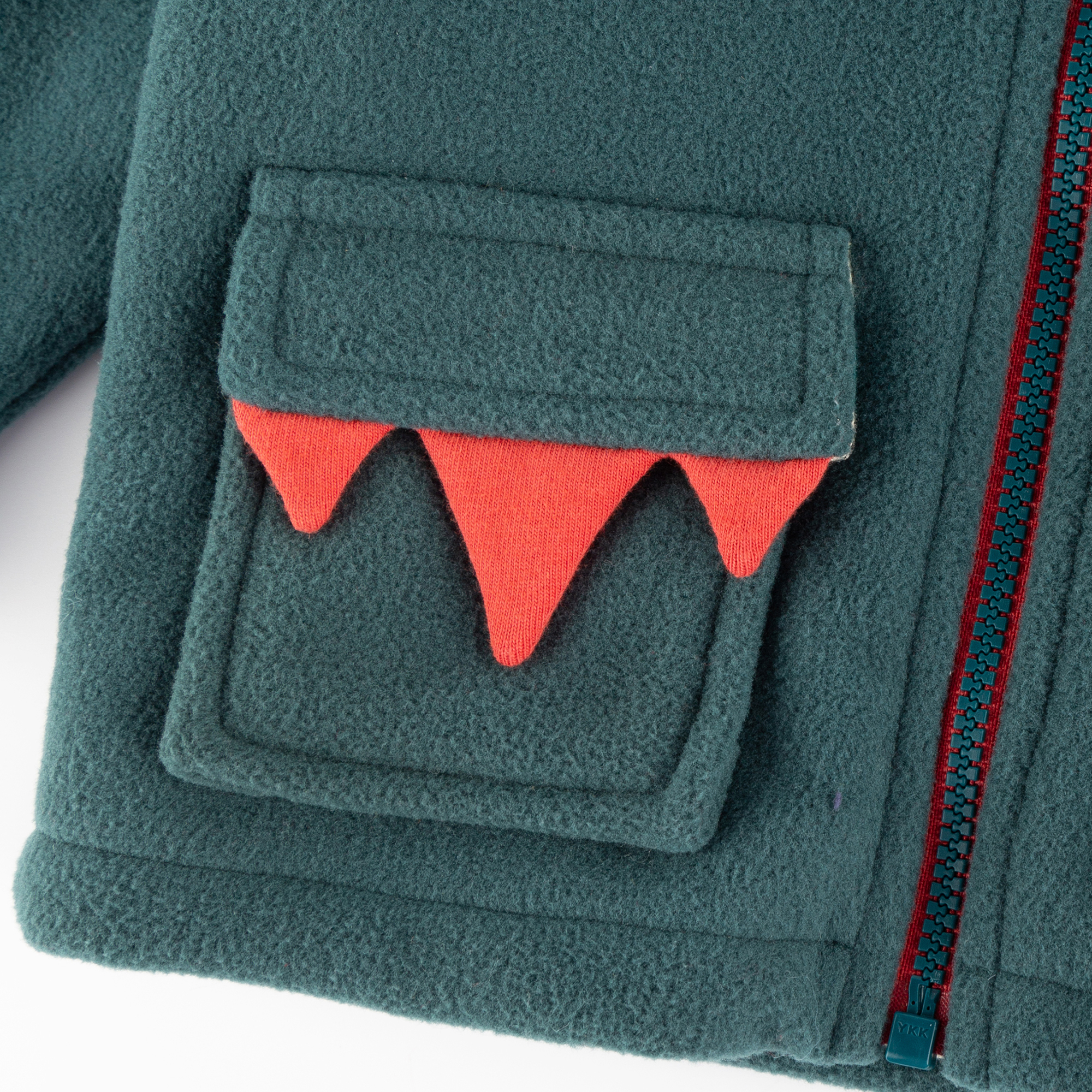 Baby pixie hood fleece jacket, Dino World Baby pixie hood fleece jacket, Dino World