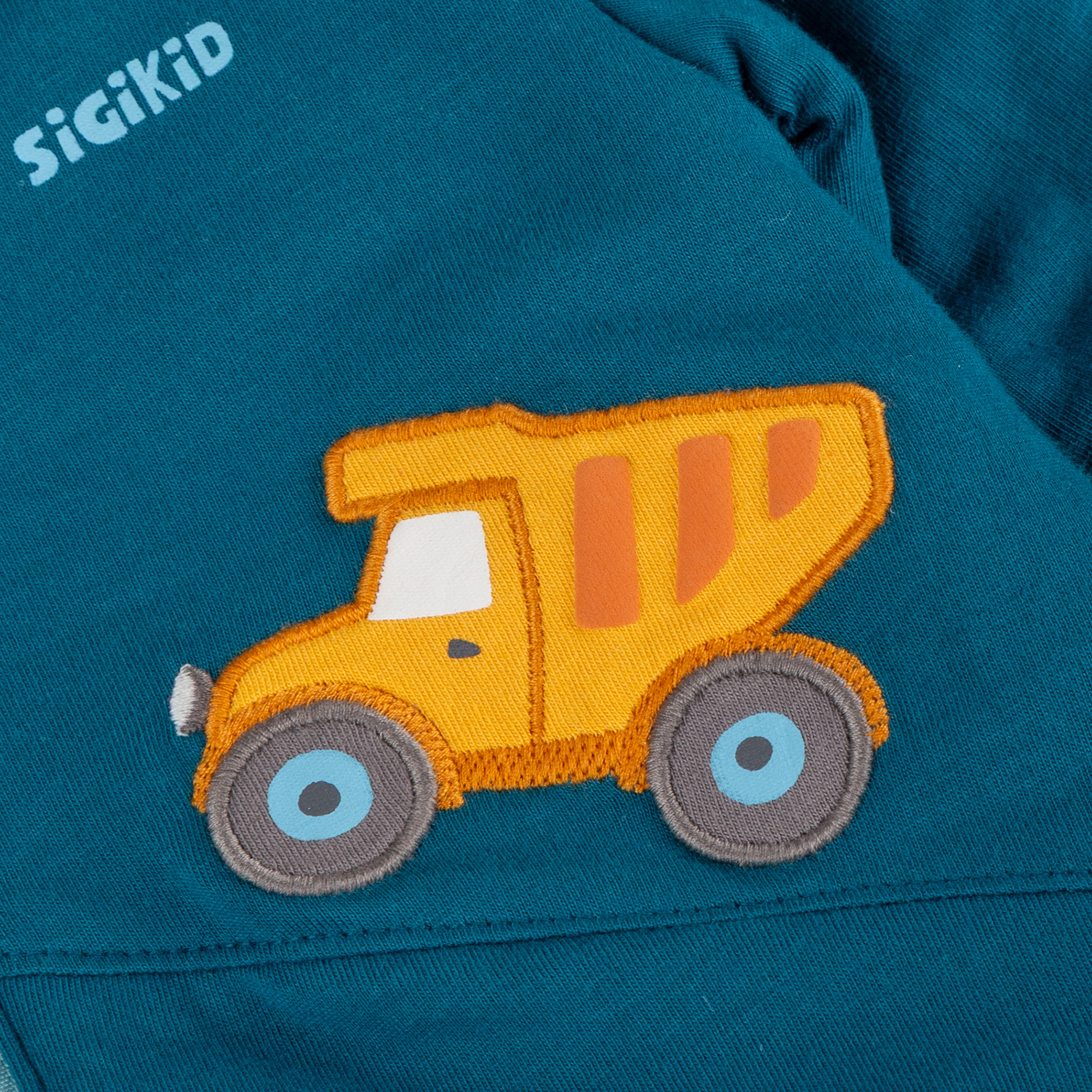 Reversible baby jacket, interlined, Tractor & Co