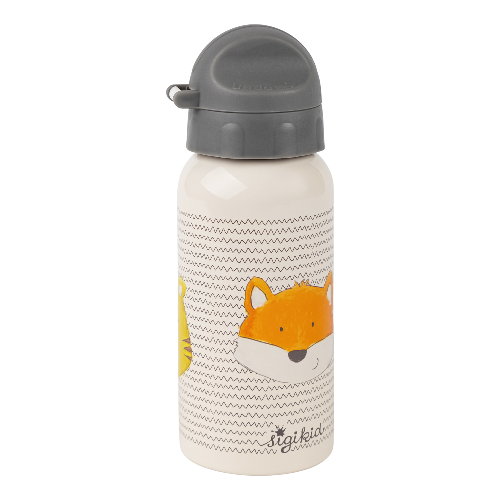 Kinder Set 400 ml Edelstahl-Trinkflasche und Brotbox, Hase Kinder Set 400 ml Edelstahl-Trinkflasche und Brotbox, Hase
