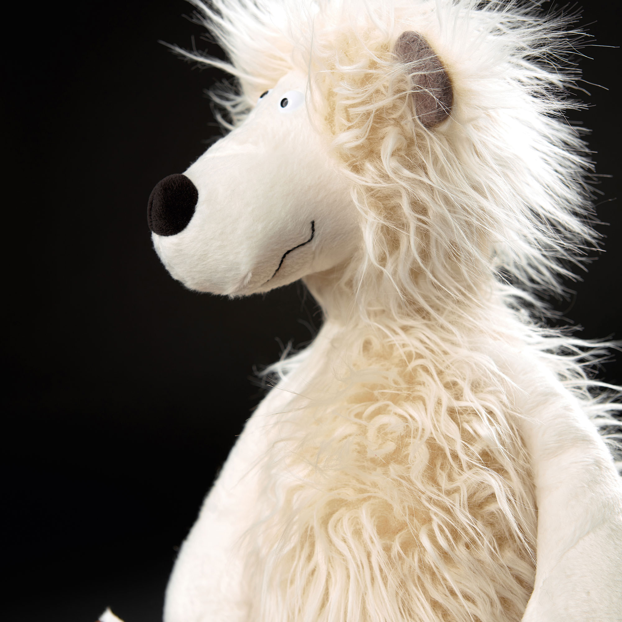 Soft toy polar bear Iky Piky, Beasts collection