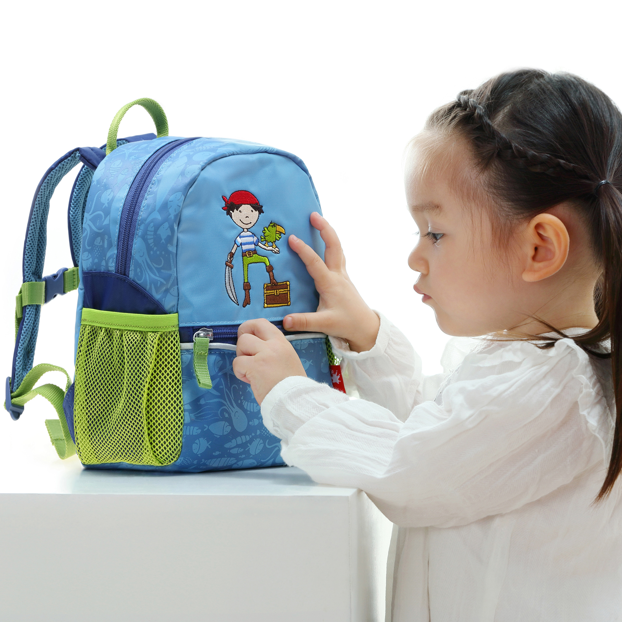 Pirate preschool backpack, small size