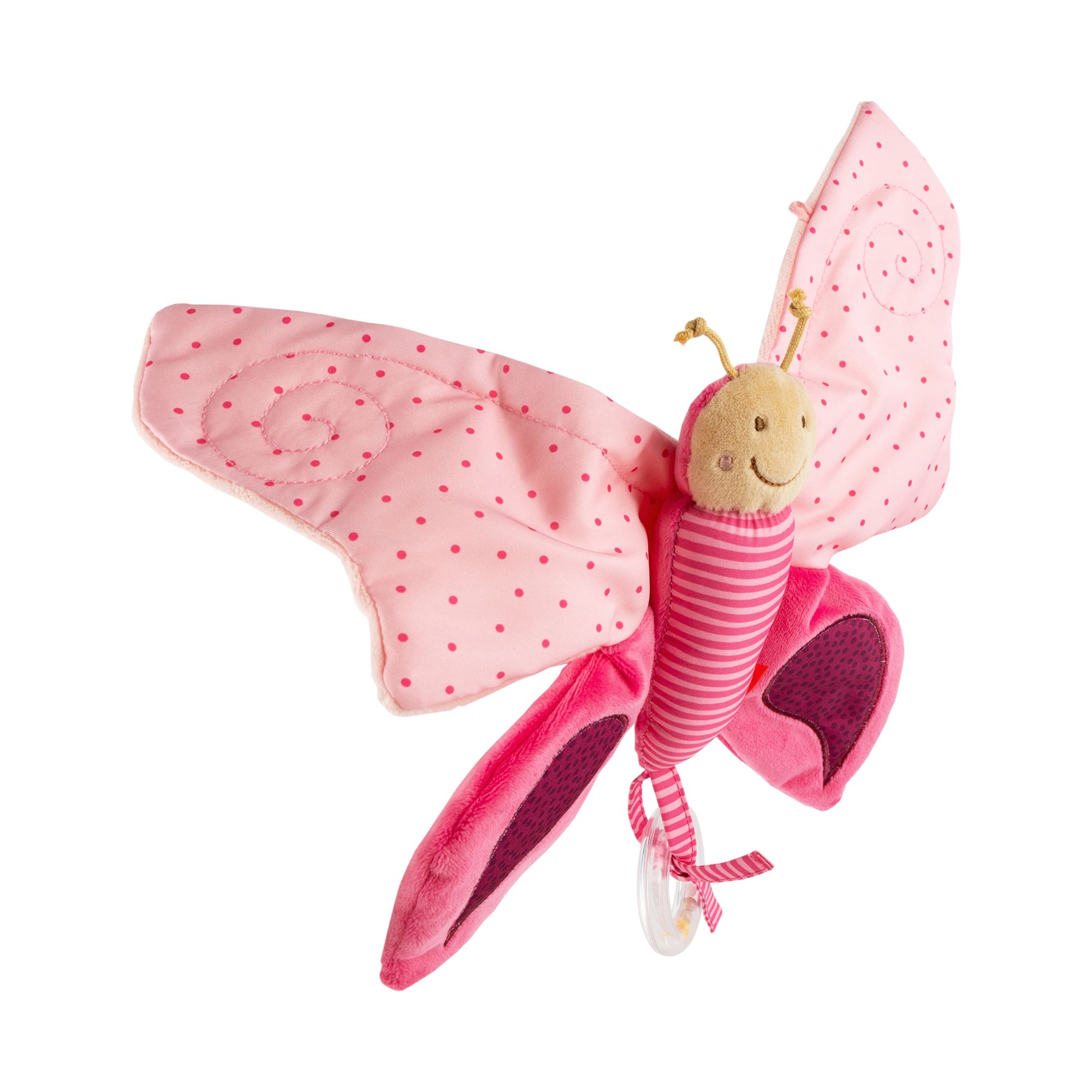 Baby Knister Schmetterling, pink