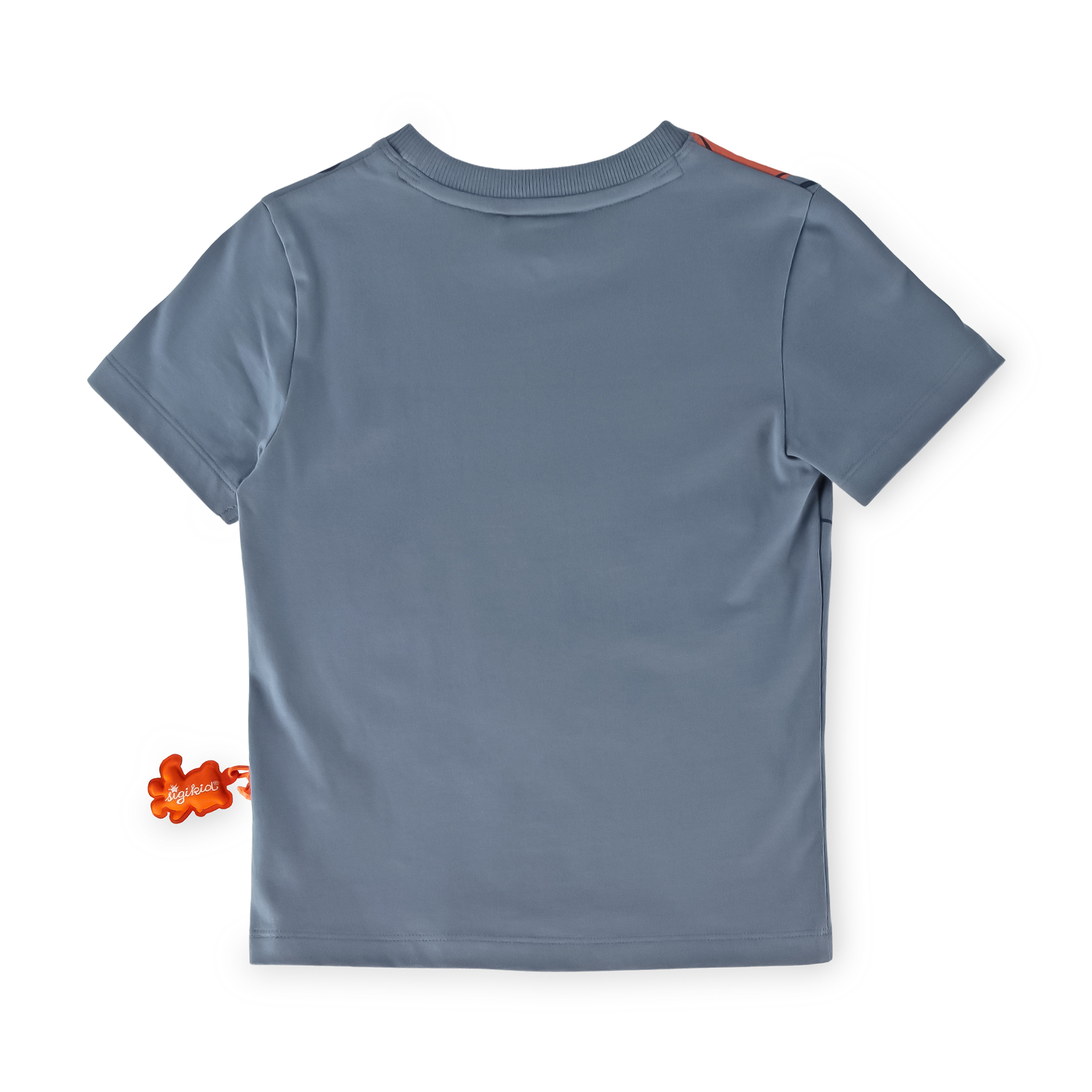 Smokey blue children's T-shirt jeep front