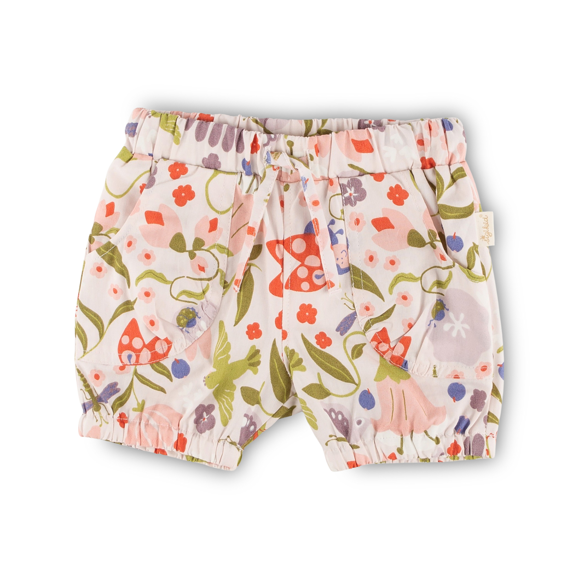 Batiste baby shorts flower meadow, Happy Ladybug