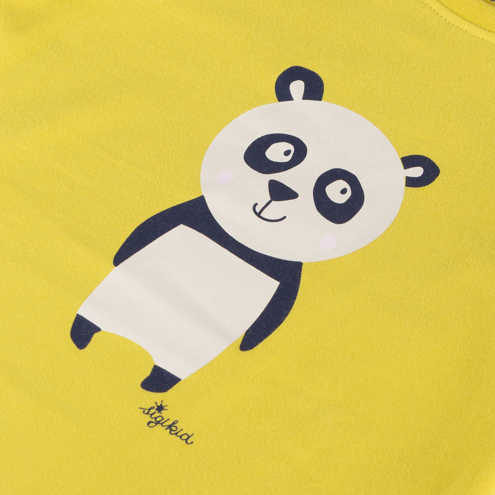 Girls' long-sleeved pyjamas panda