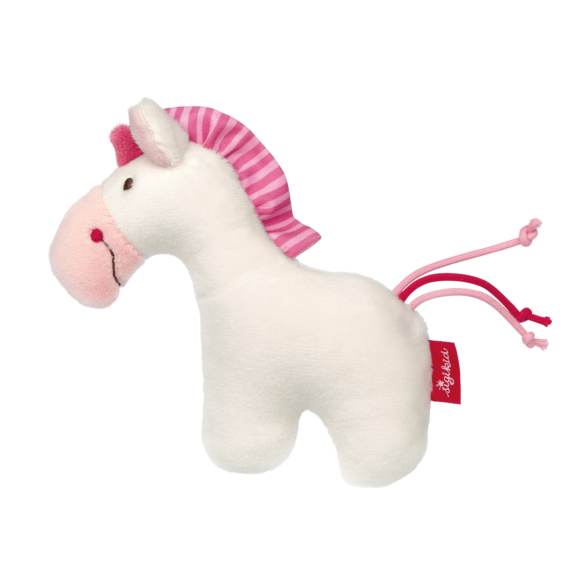 Rattle toy unicorn, Red Stars