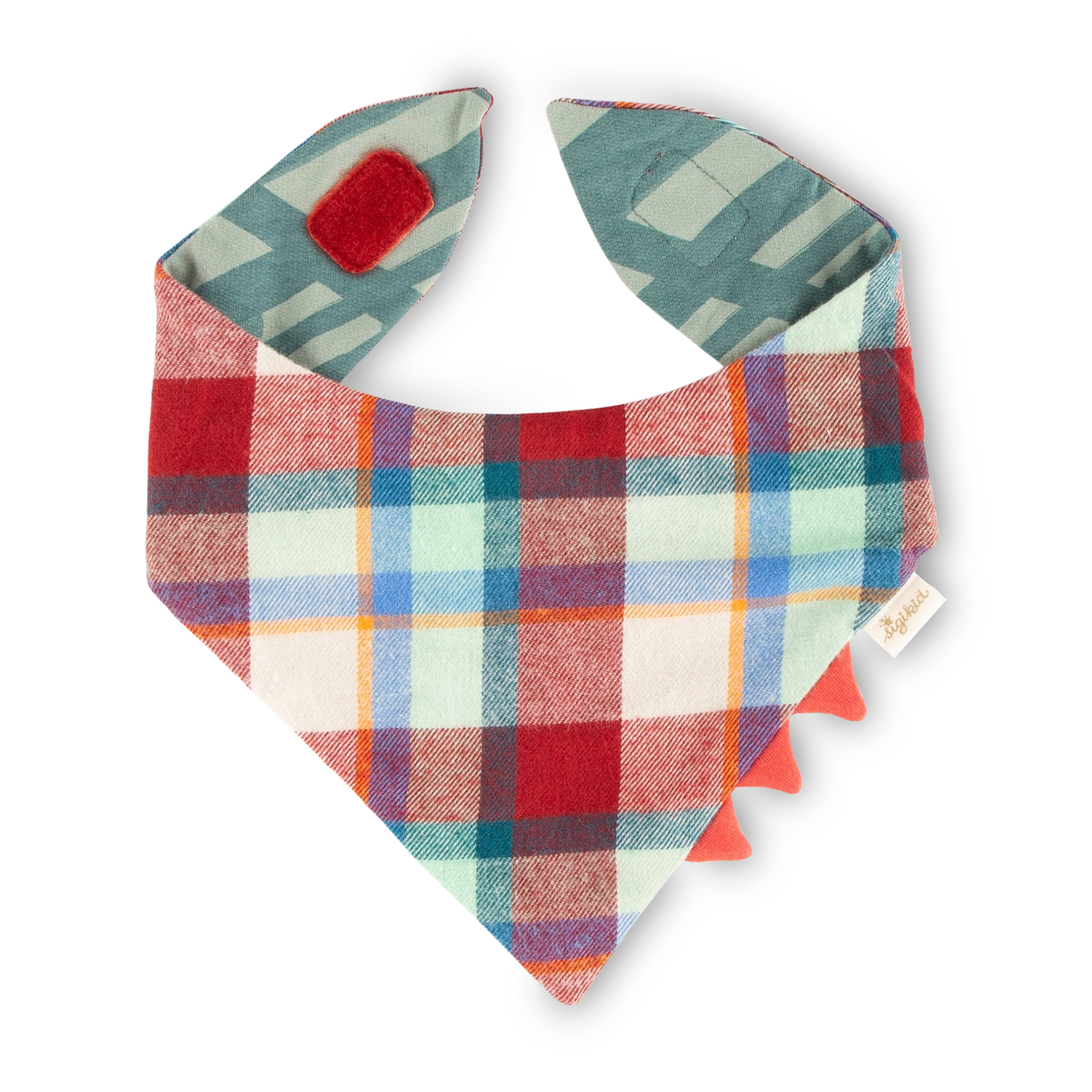 Reversible baby bandana bib, Dino World Reversible baby bandana bib, Dino World