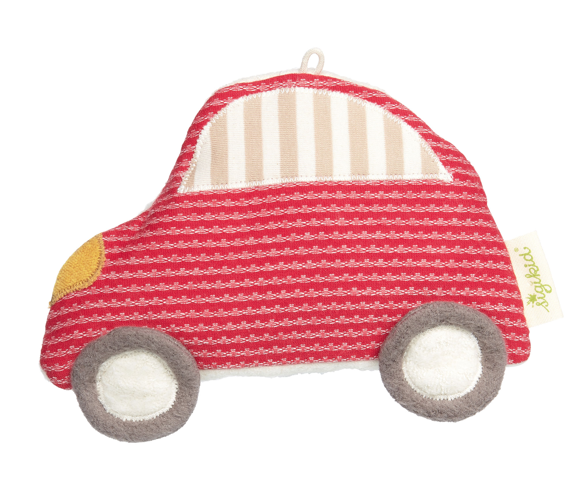 Baby car cushion with cherry pit filling, organic