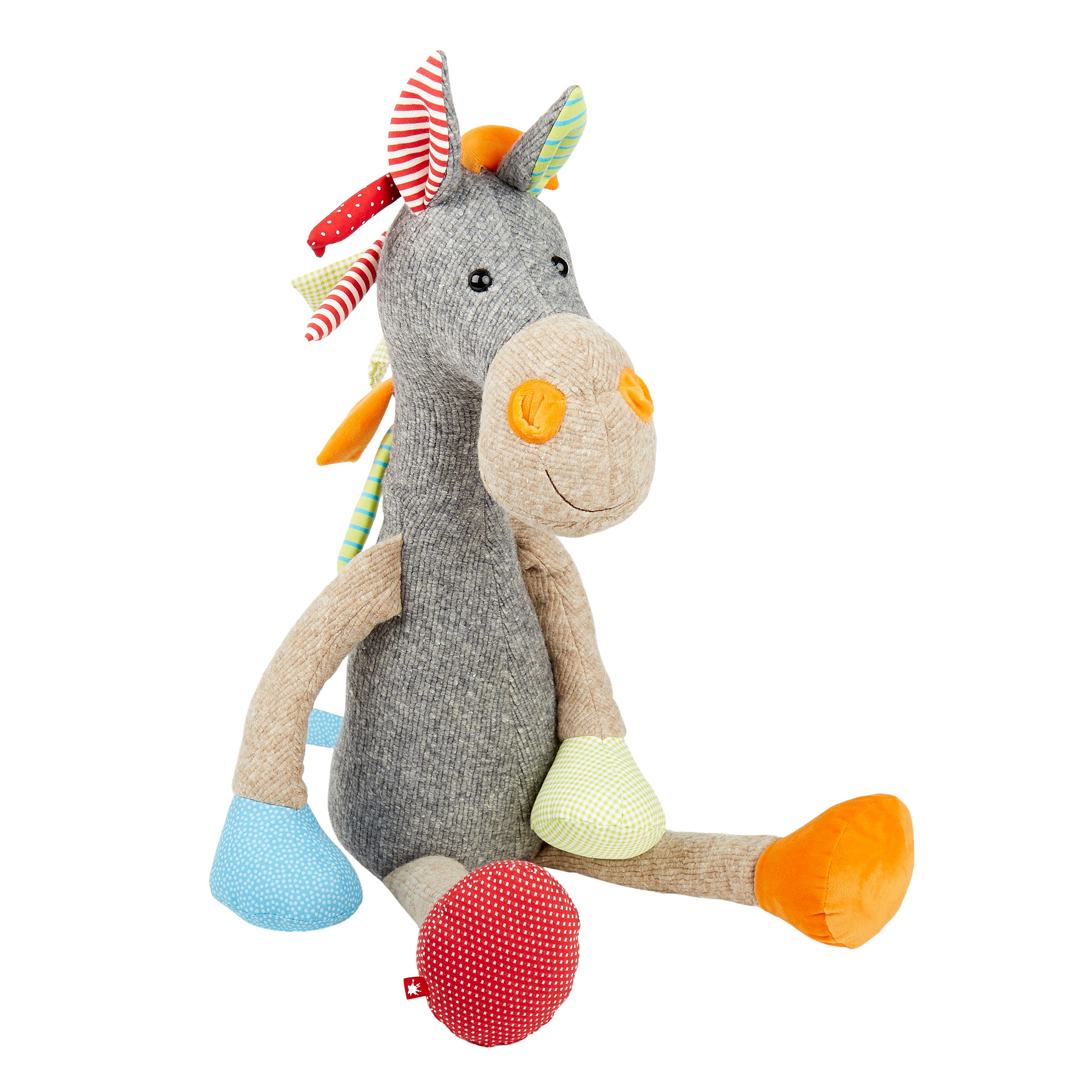Giant plush horse, patchwork style Giant plush horse, patchwork style