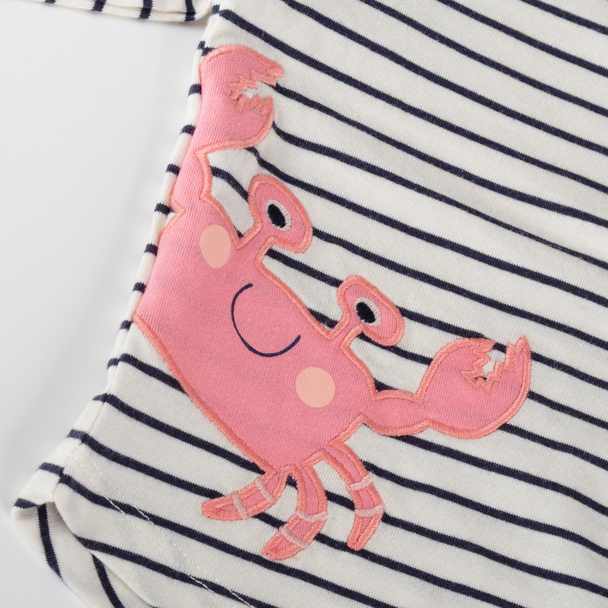 Baby Langarmshirt Krabbe, Summer Vibes