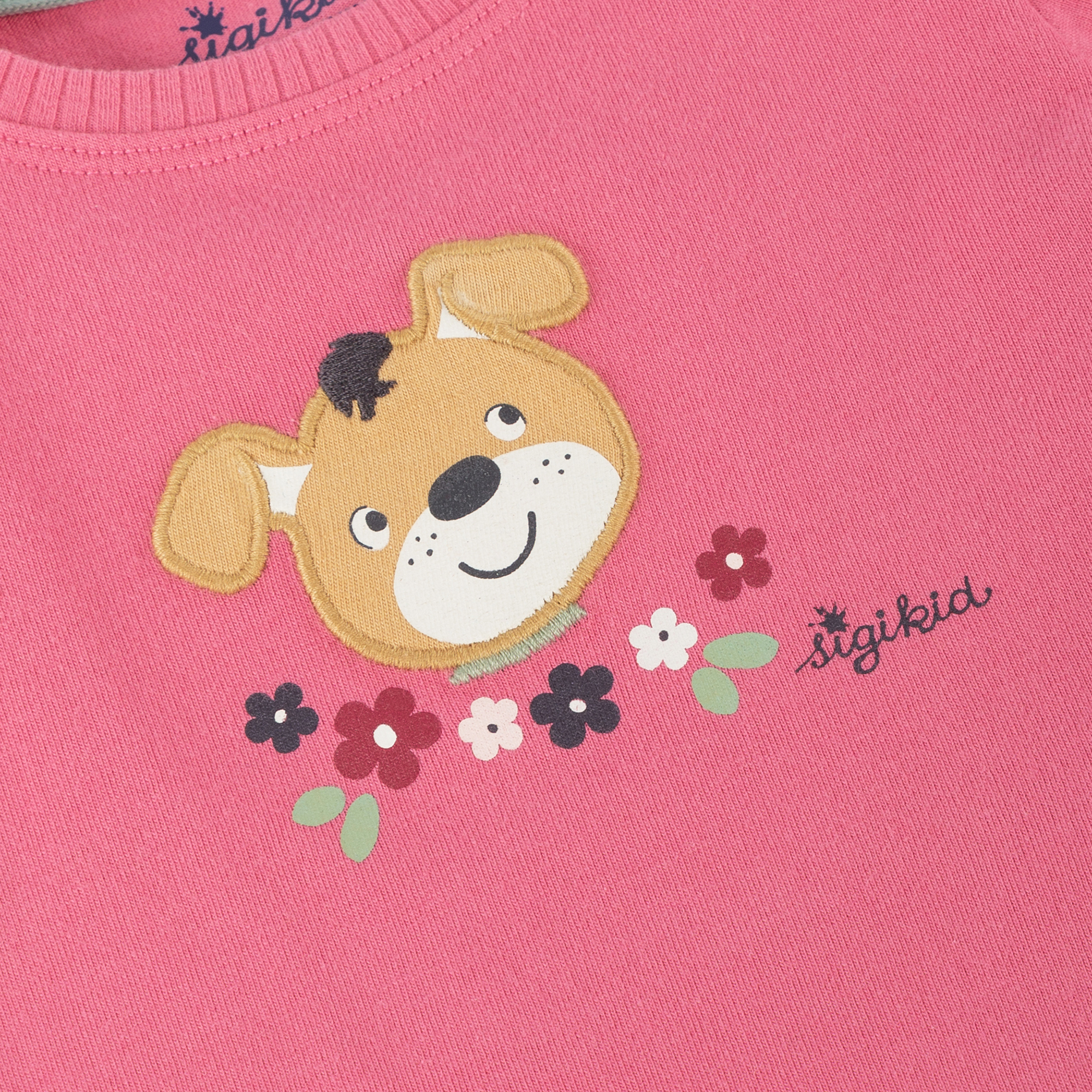 Baby T-Shirt rosa, Hündchen Funny Dog Baby T-Shirt rosa, Hündchen Funny Dog