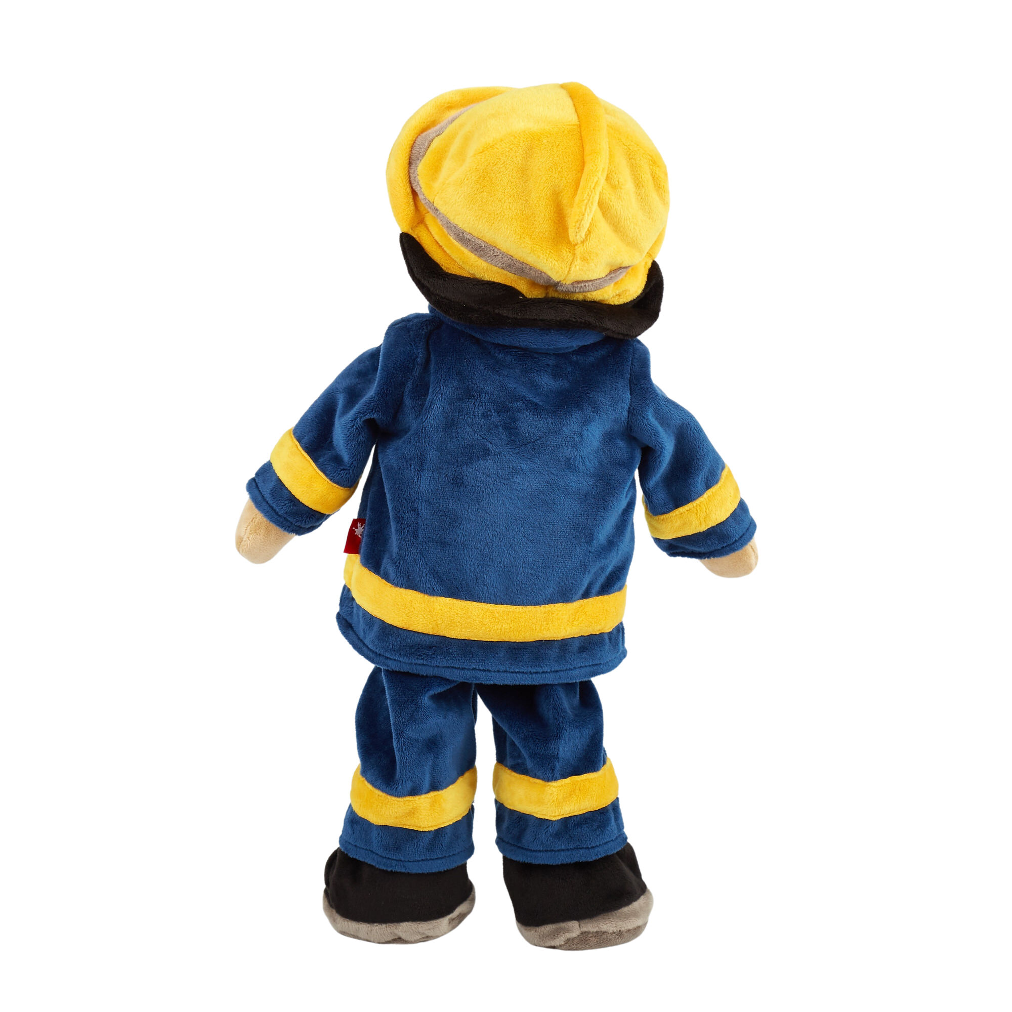 Educational soft doll firefighter, learn-how-to-dress