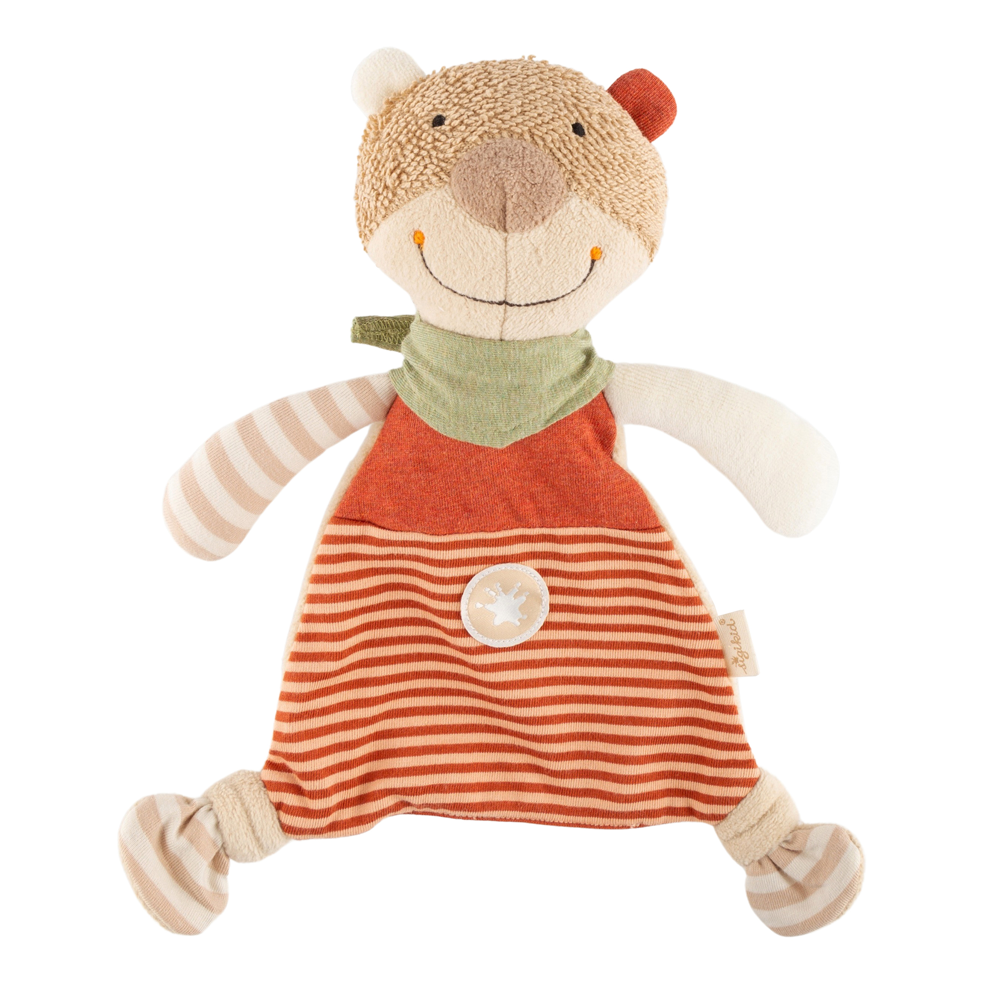 Baby comforter bear, cotton terry cloth Baby comforter bear, cotton terry cloth