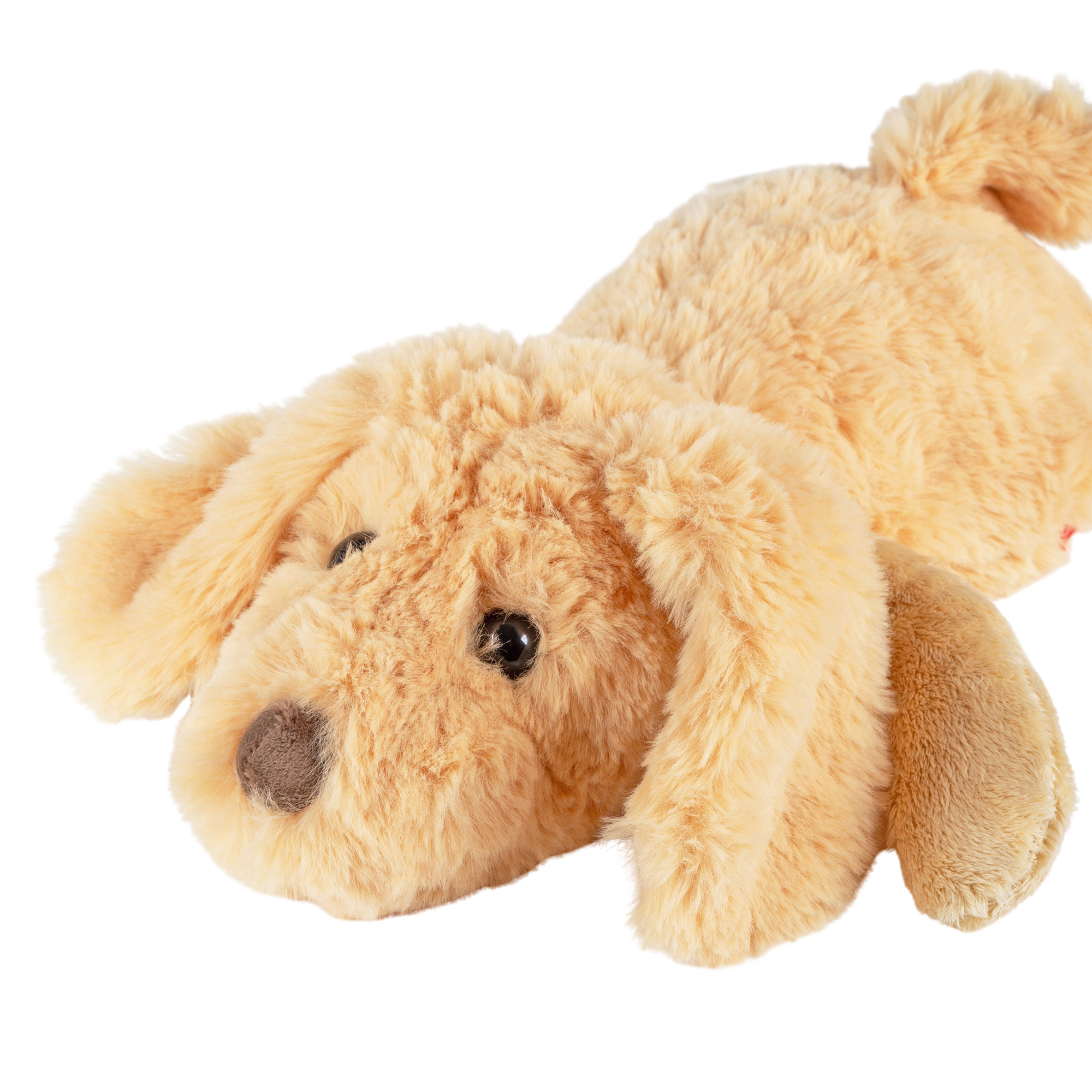 Kuscheltier Hund liegend beige, Flauscherie