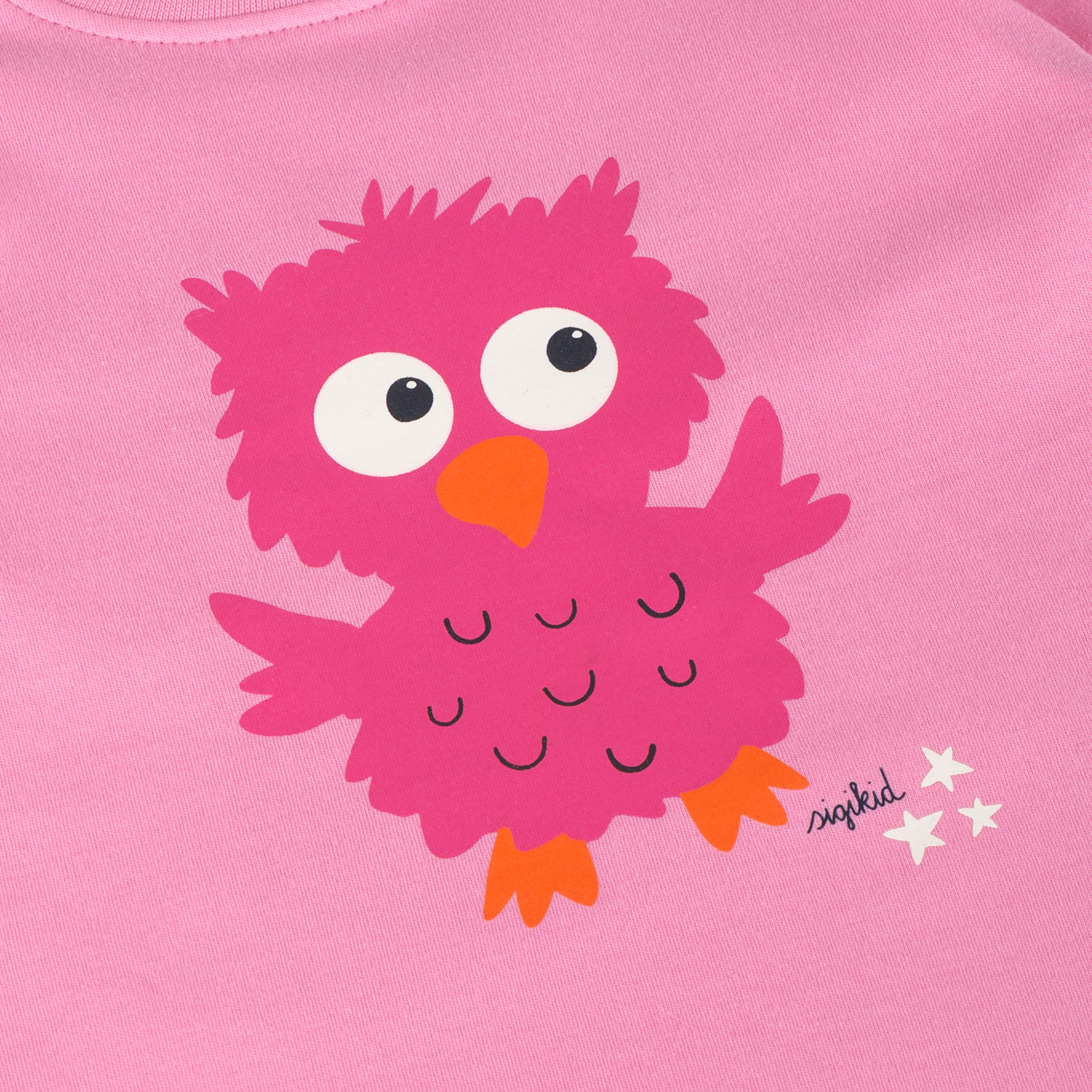 Kinder Pyjama Eule, pink