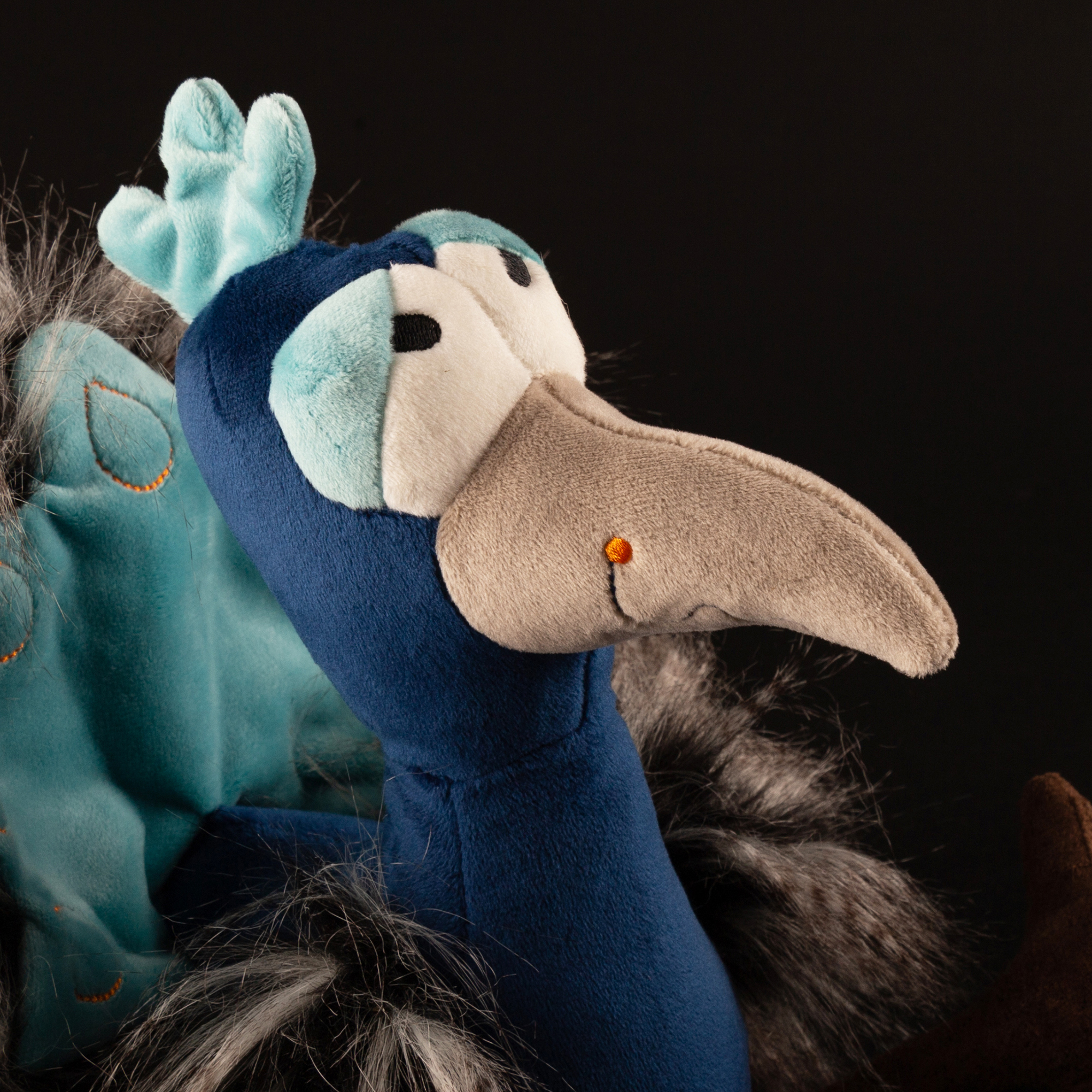 Plush peacock, Kikeriki Plush peacock, Kikeriki