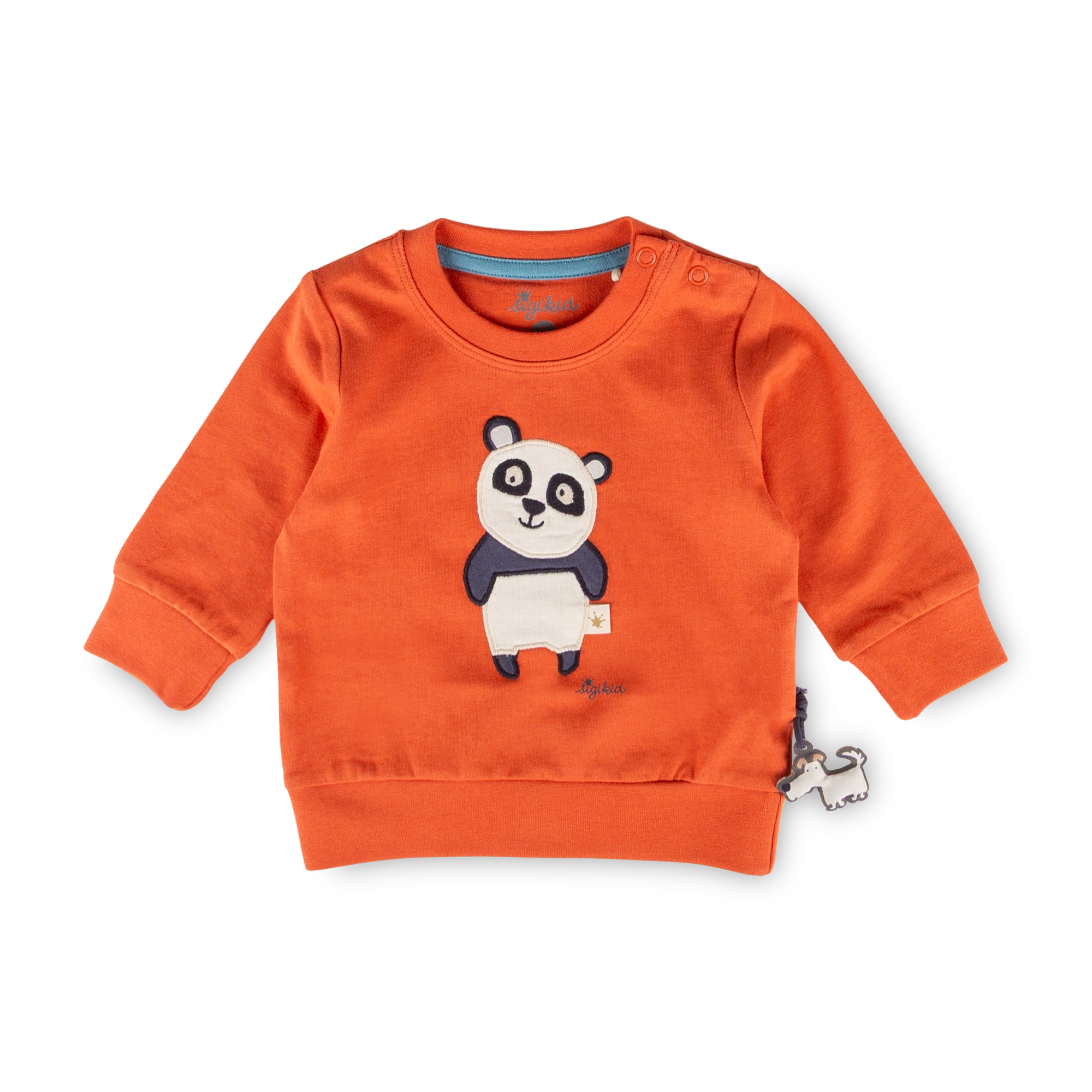 Baby long sleeve Tee panda, ribbed cuffs