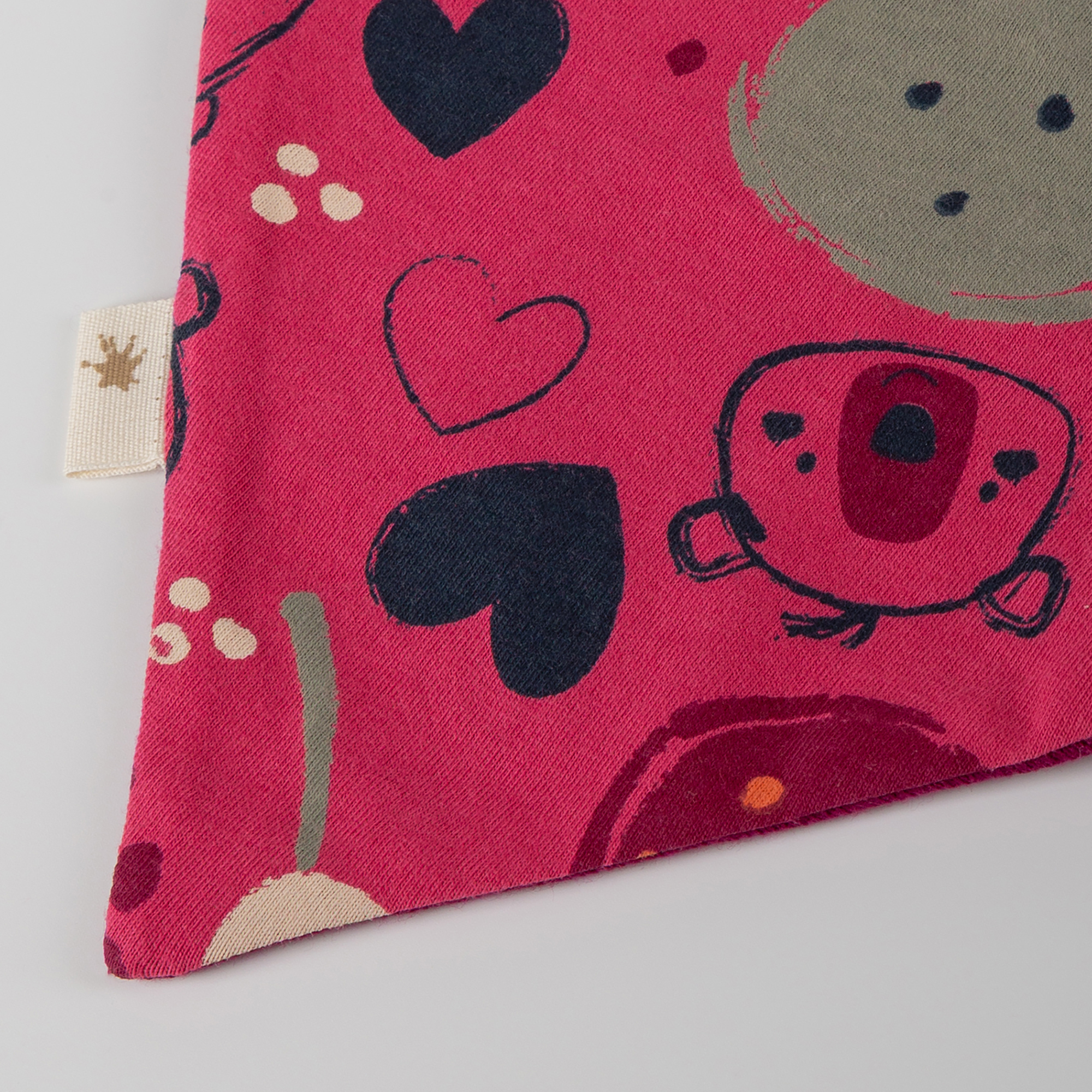 Baby Wendehalstuch Bärchen Fancy Forest Print, pink