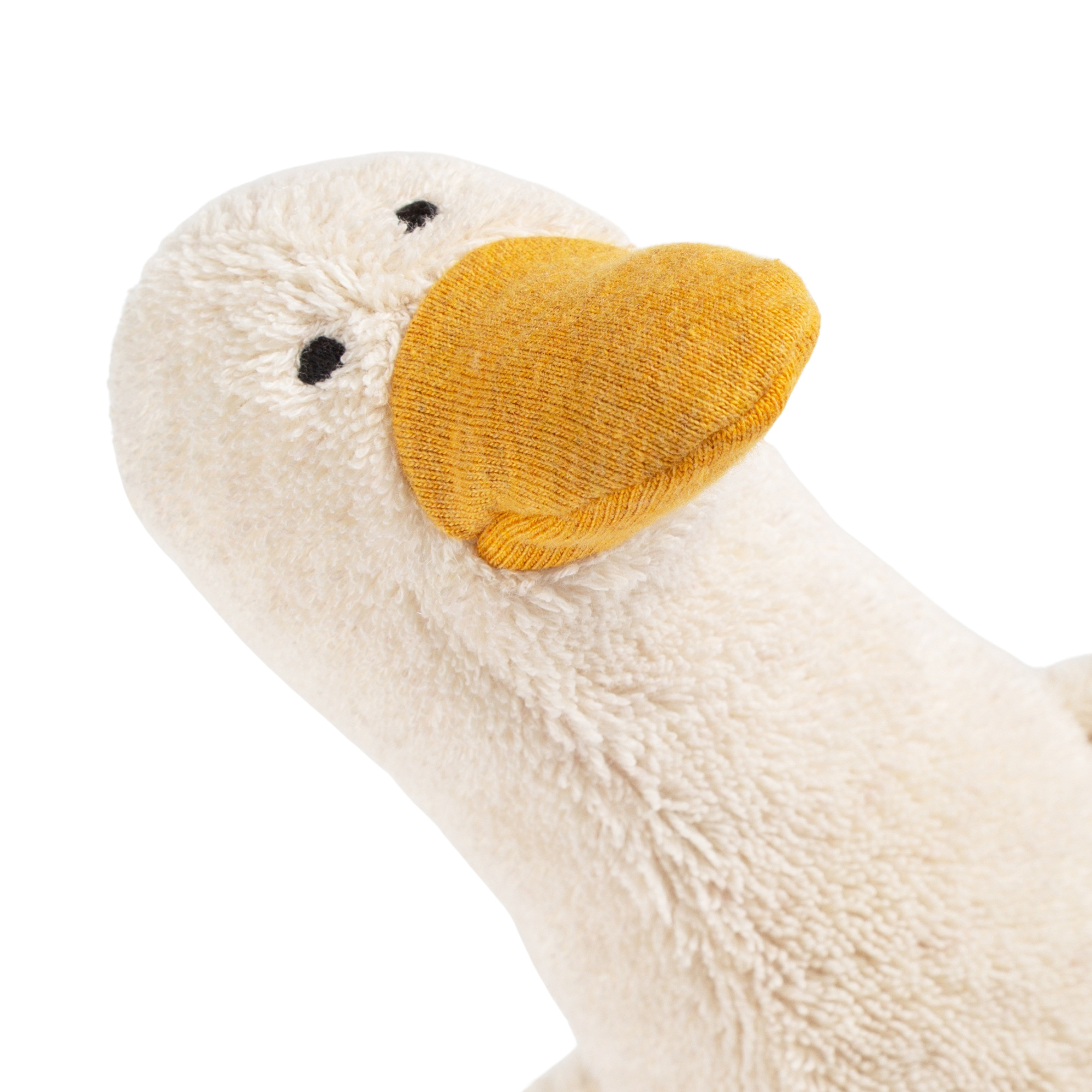 Musical soft toy duck, cotton & kapok, Natural Friends