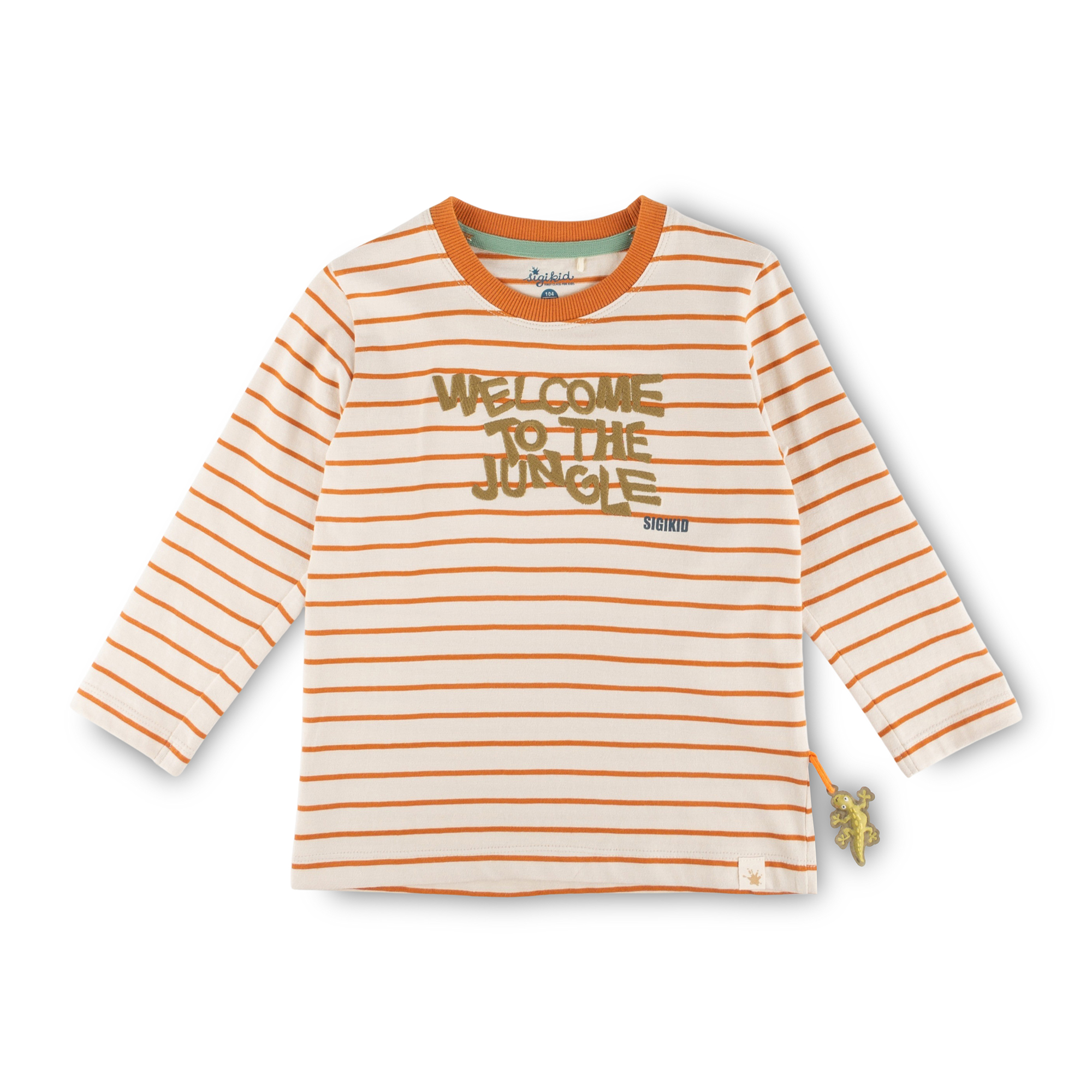 Striped children's long sleeve Tee, Jungle