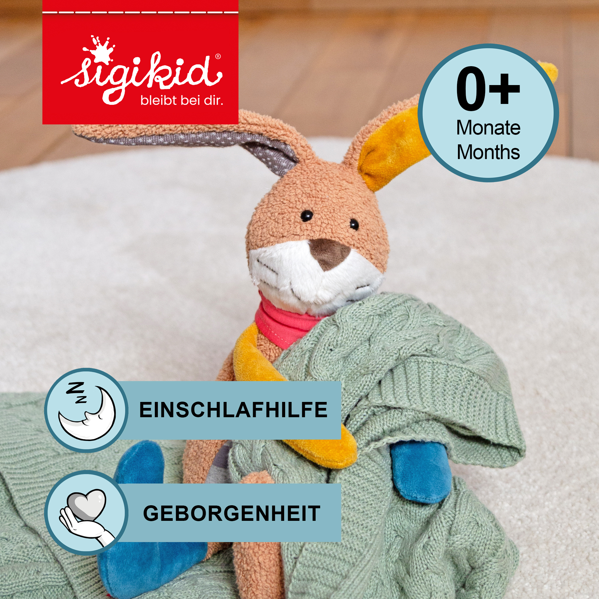 Kuscheltier Hase, Patchwork Sweety