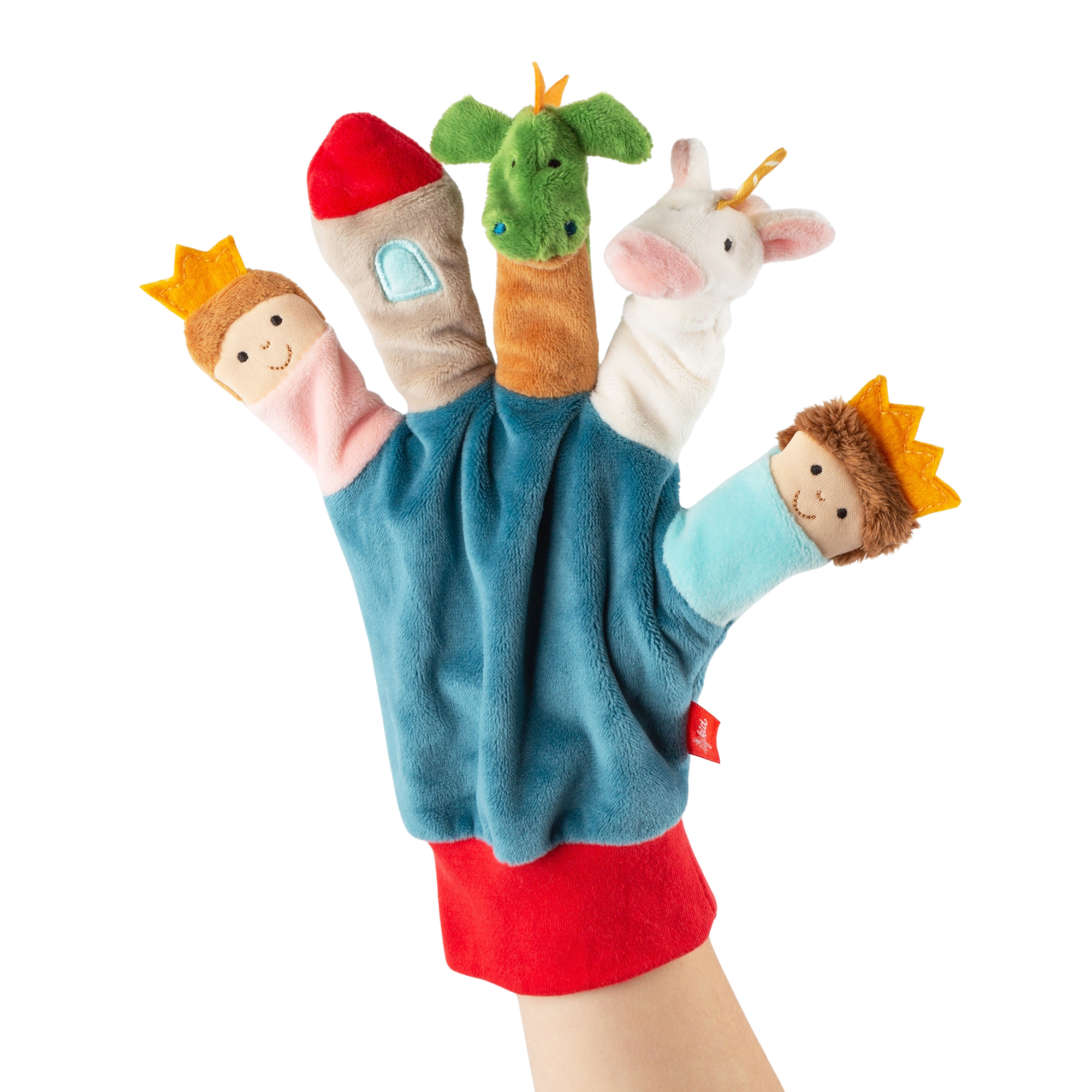 Plush glove finger puppets dragon, unicorn, princess Plush glove finger puppets dragon, unicorn, princess