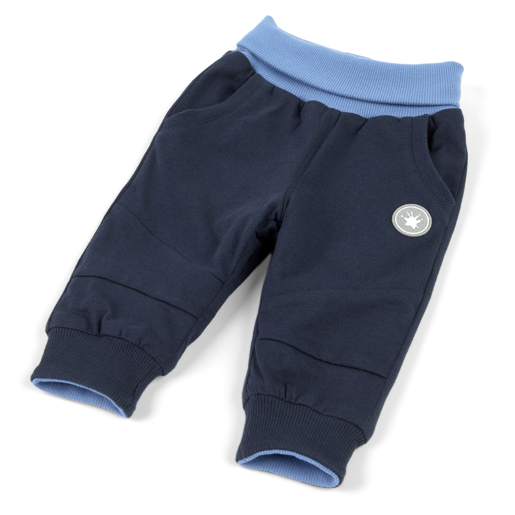 Reversible baby soft pants, dual-layered