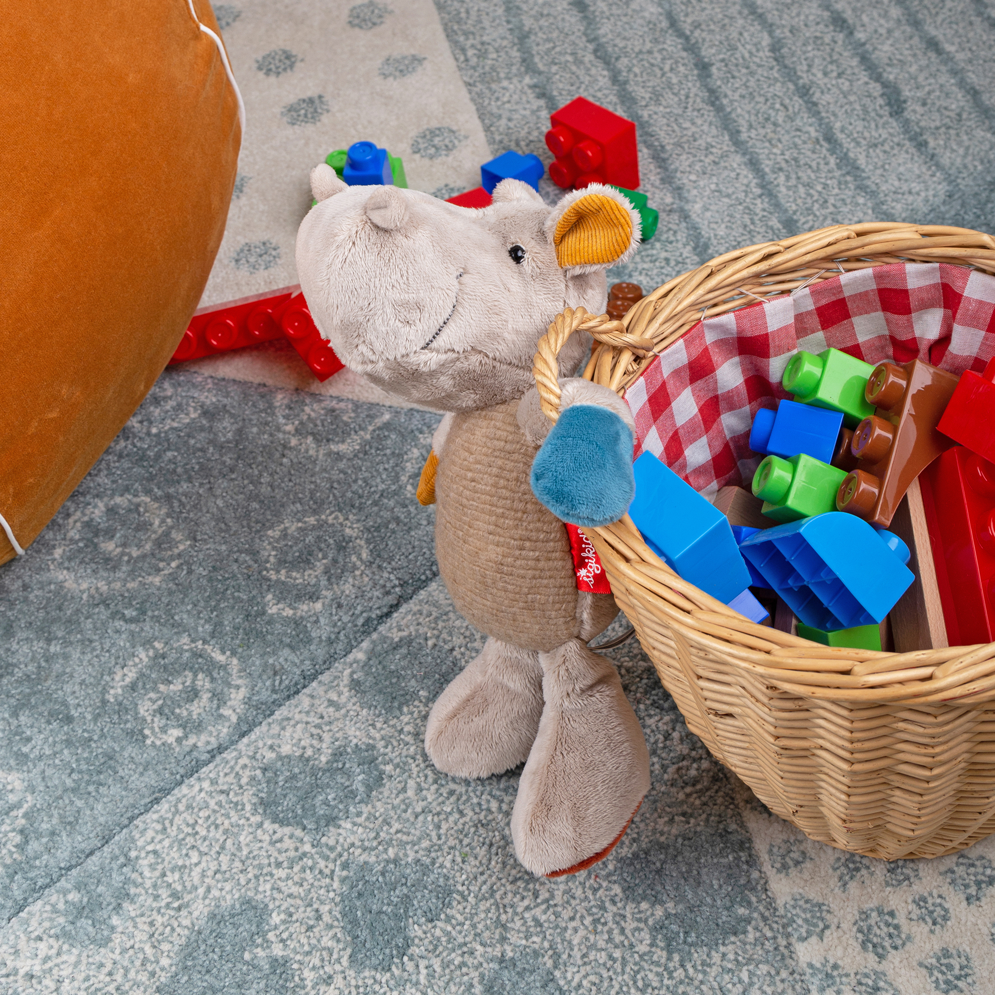 Kuscheltier Flusspferd, Patchwork Sweety Kuscheltier Flusspferd, Patchwork Sweety