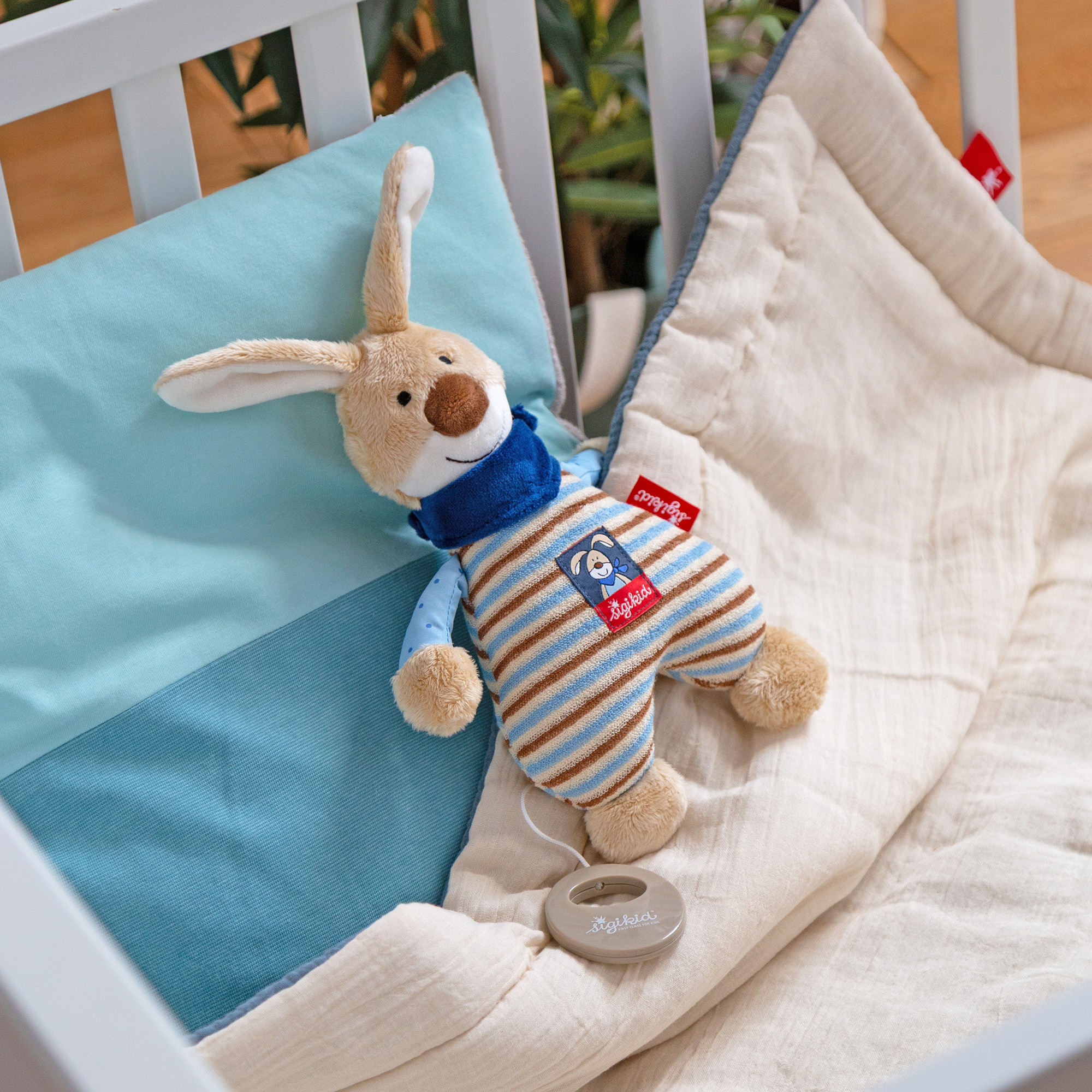 Musical soft toy "Semmel Bunny"