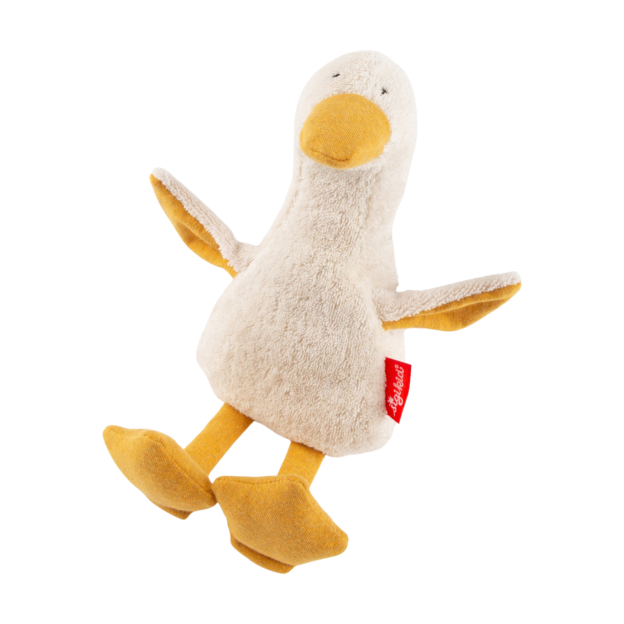Kuscheltier Ente Natural Friends, weiß